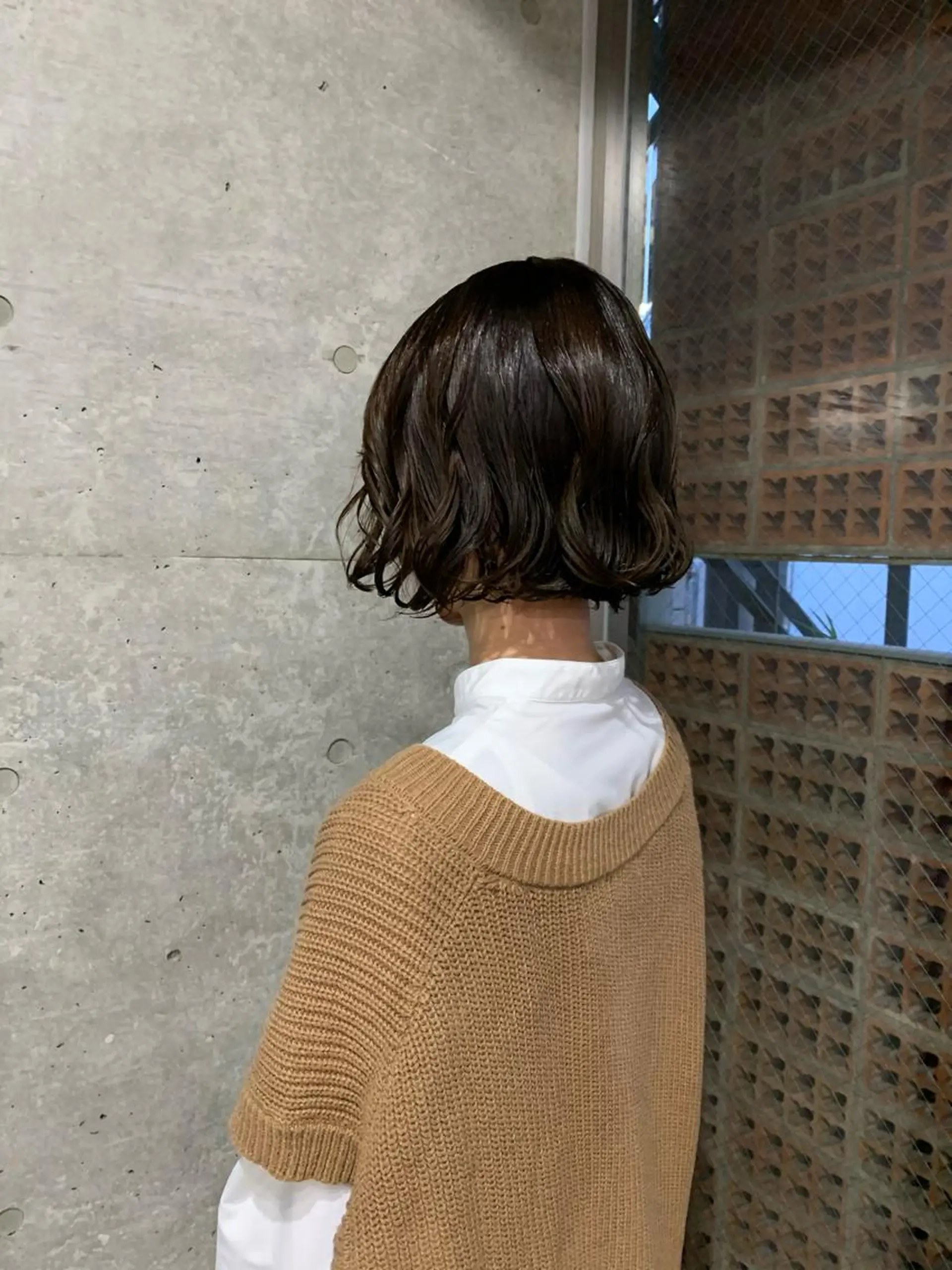 ショート パーマ ボブパーマコテ巻き風 パーマNo1深江秀平のヘアスタイル