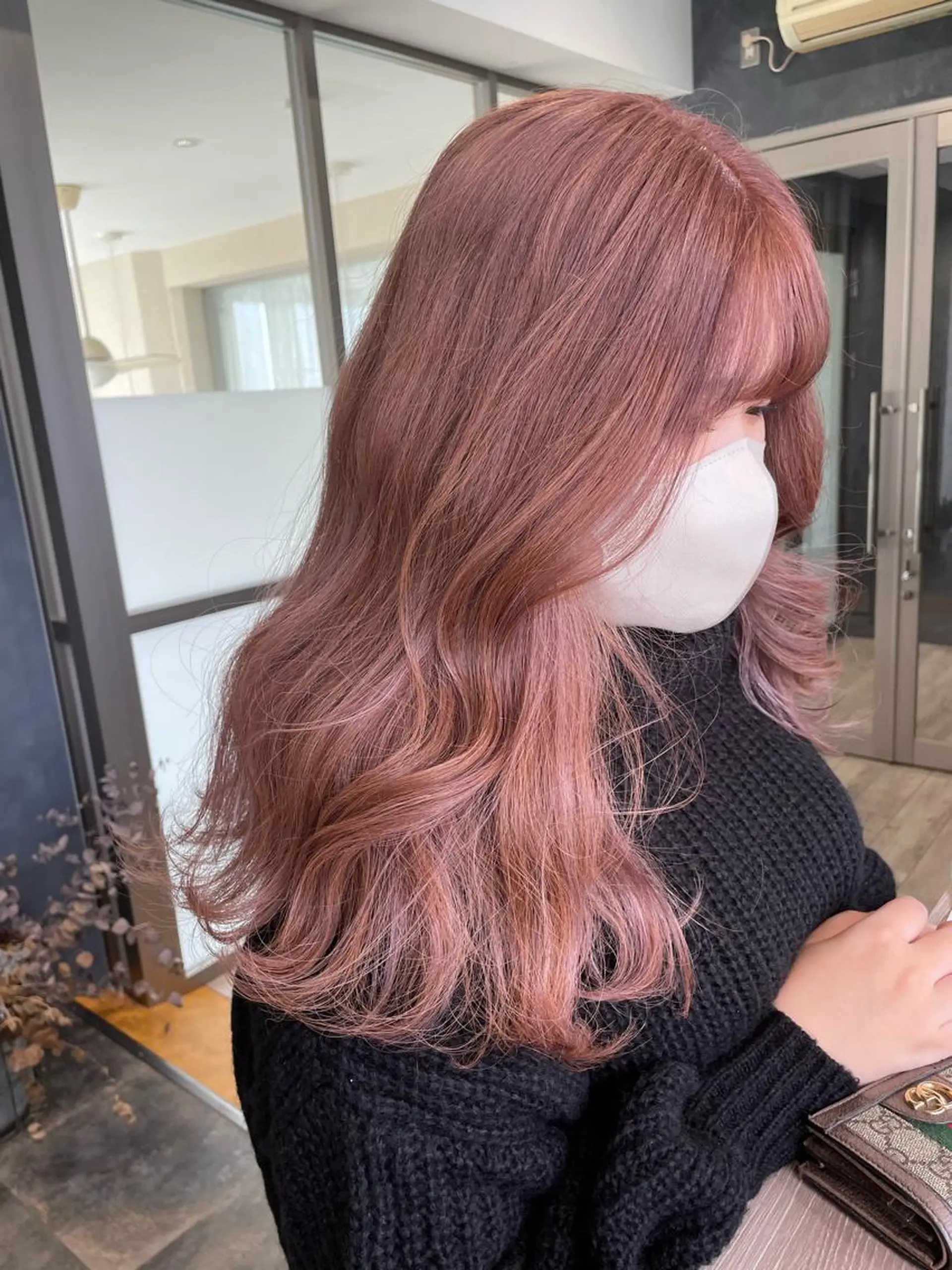 ロング カラー ~tie.hair salon所属・Ryoka🌼倉敷/ ハイトーン/レイヤーのヘアスタイル