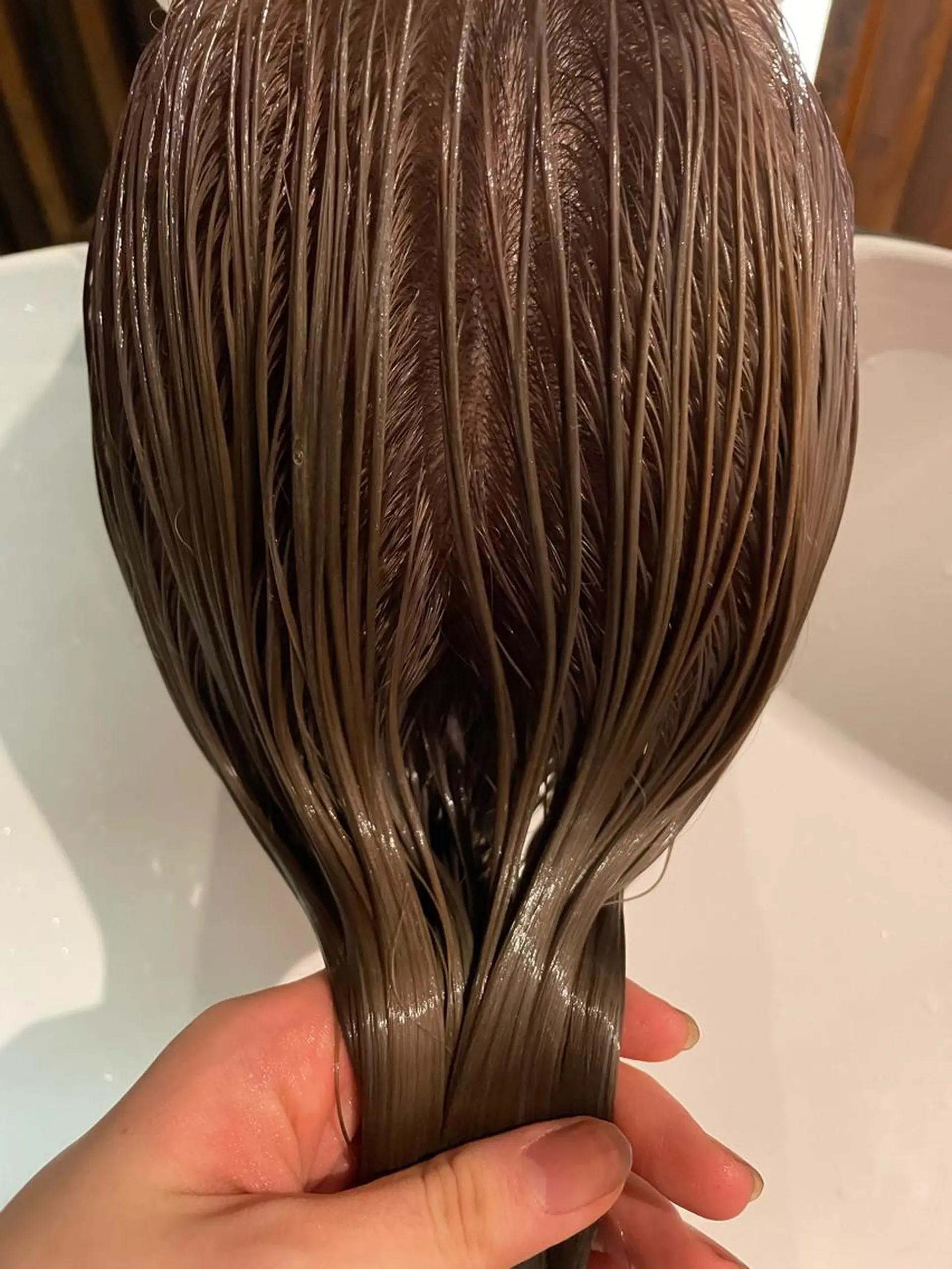 ミディアム カラー ブリーチ 💜髪質改善推し💜 Sein.せりのヘアスタイル