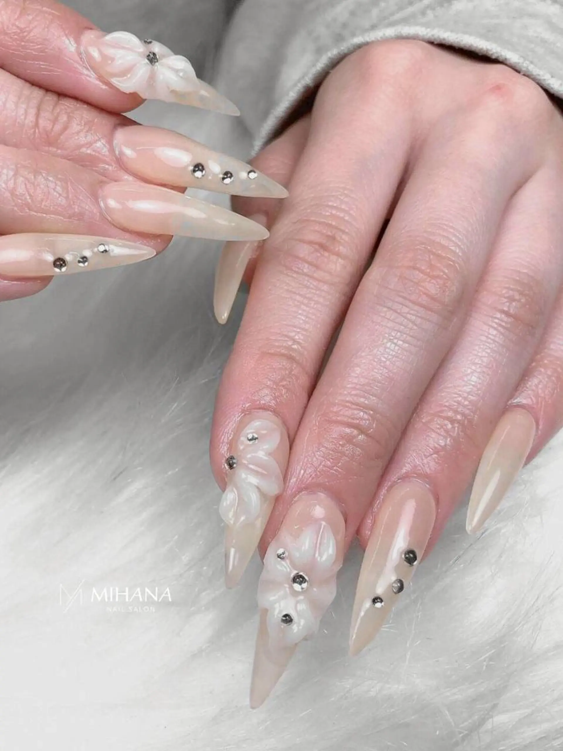 ネイル ジェルネイル 韓国ネイル パラジェル ワンホンネイル MIHANA 西川口 /Jrネイリストのネイルデザイン
