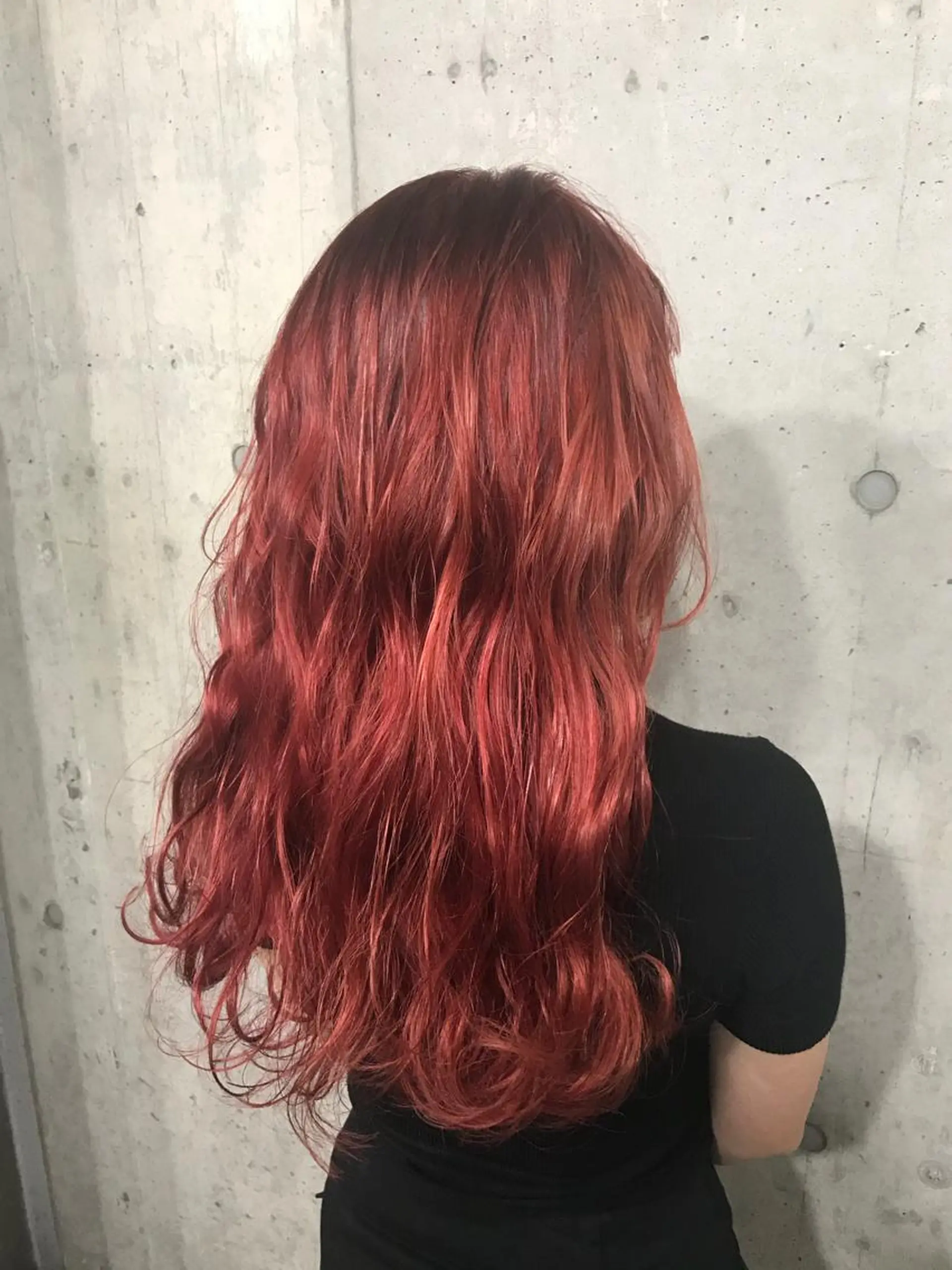 ミディアム カラー パーマ ヘアアレンジ メンズ キッズ ネイル サロンドミルク 原宿のヘアスタイル