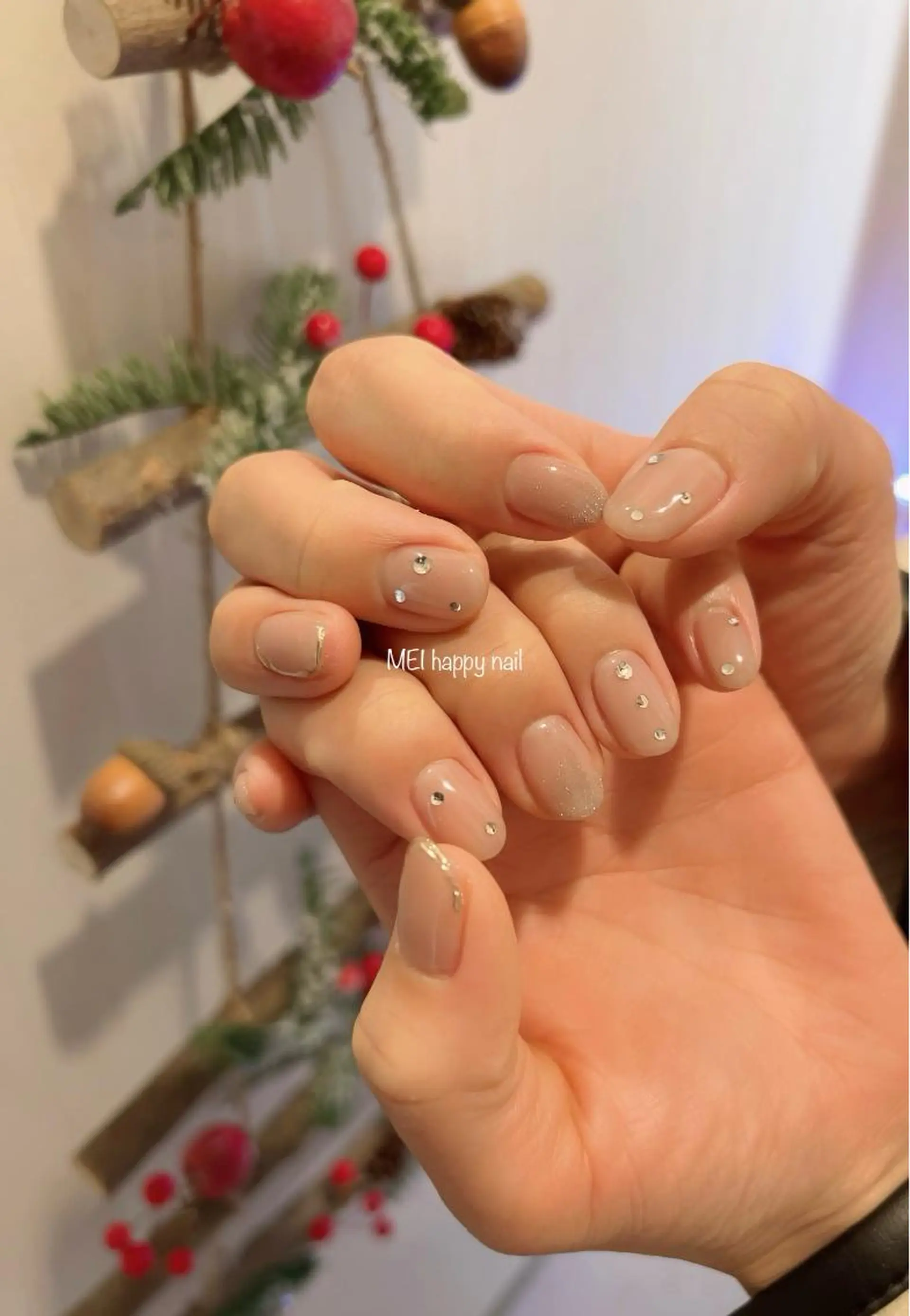 ネイル 北浦和 自爪育成ケアのネイルデザイン