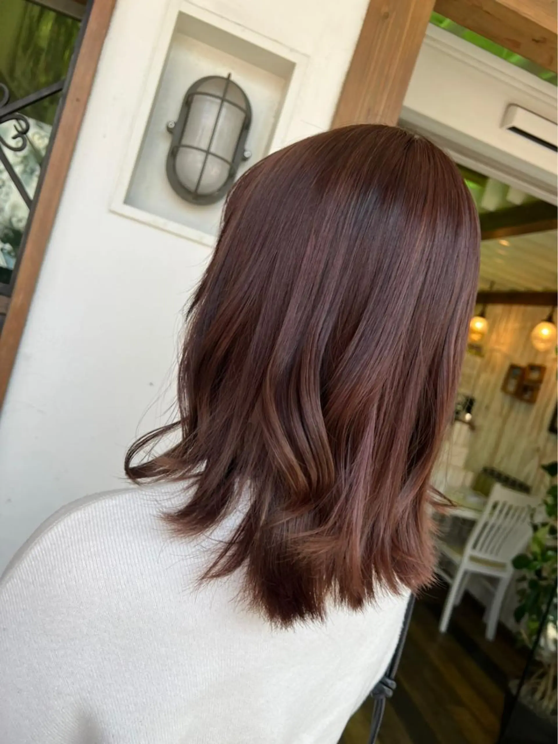 カラー エクステ/ハイトーン /レイヤーカットのヘアスタイル