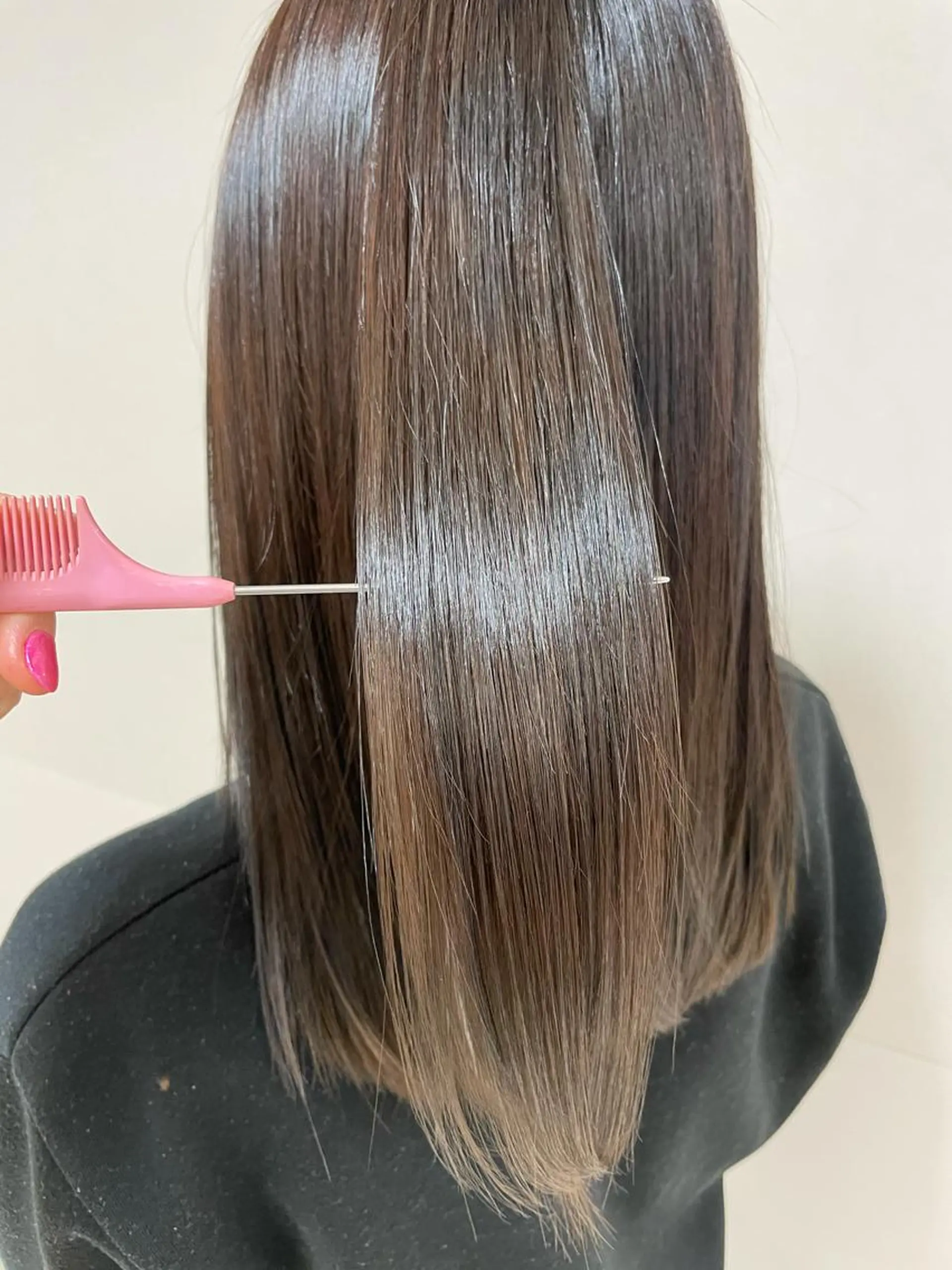 セミロング カラー トリートメント 【Sweep】おじま のぞみのヘアスタイル