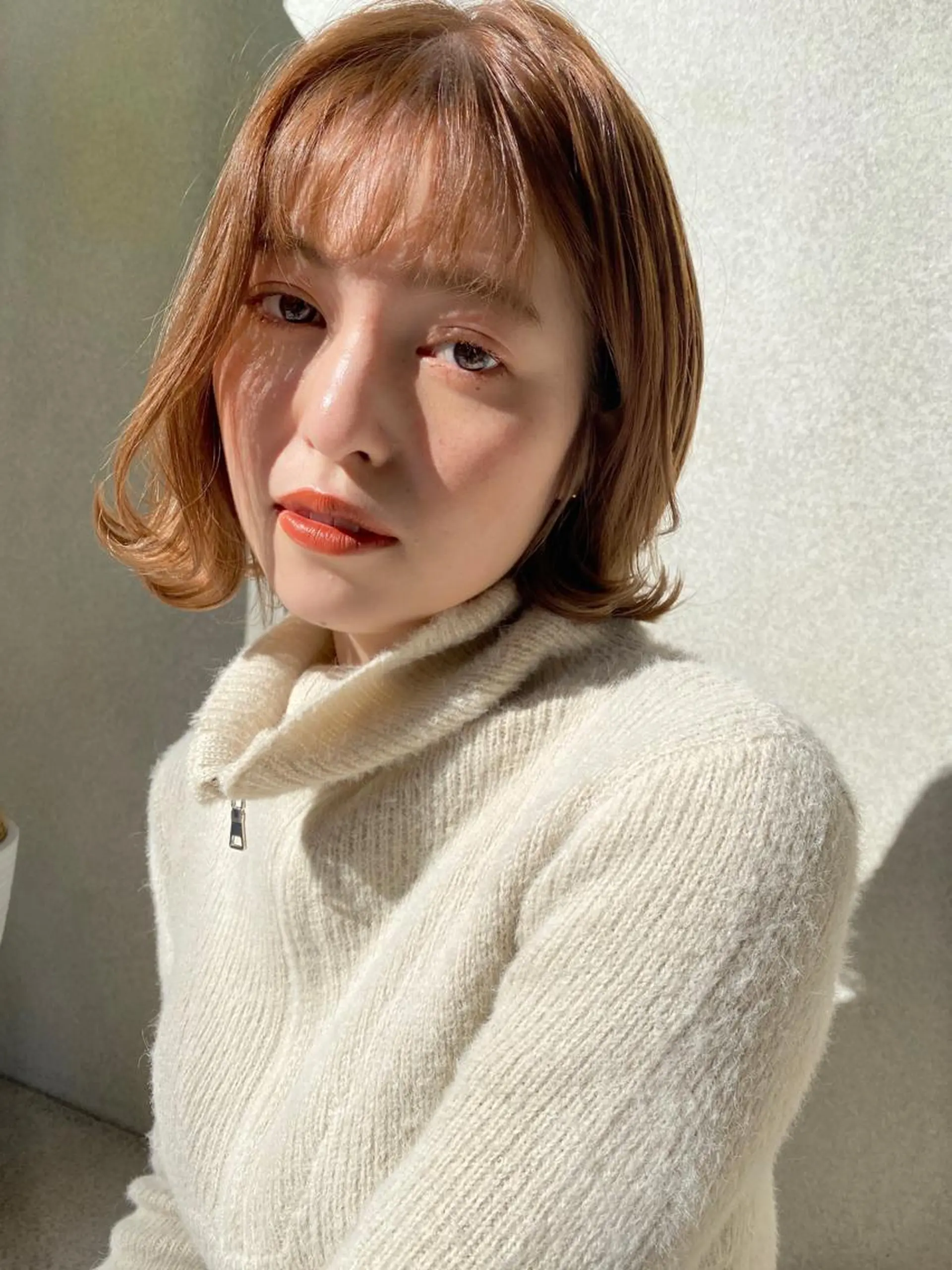 ミディアム カット ヘアカラー トリートメント VLOW nex the salon所属・韓国風/髪質改善/ ナガヤアキラのヘアスタイル