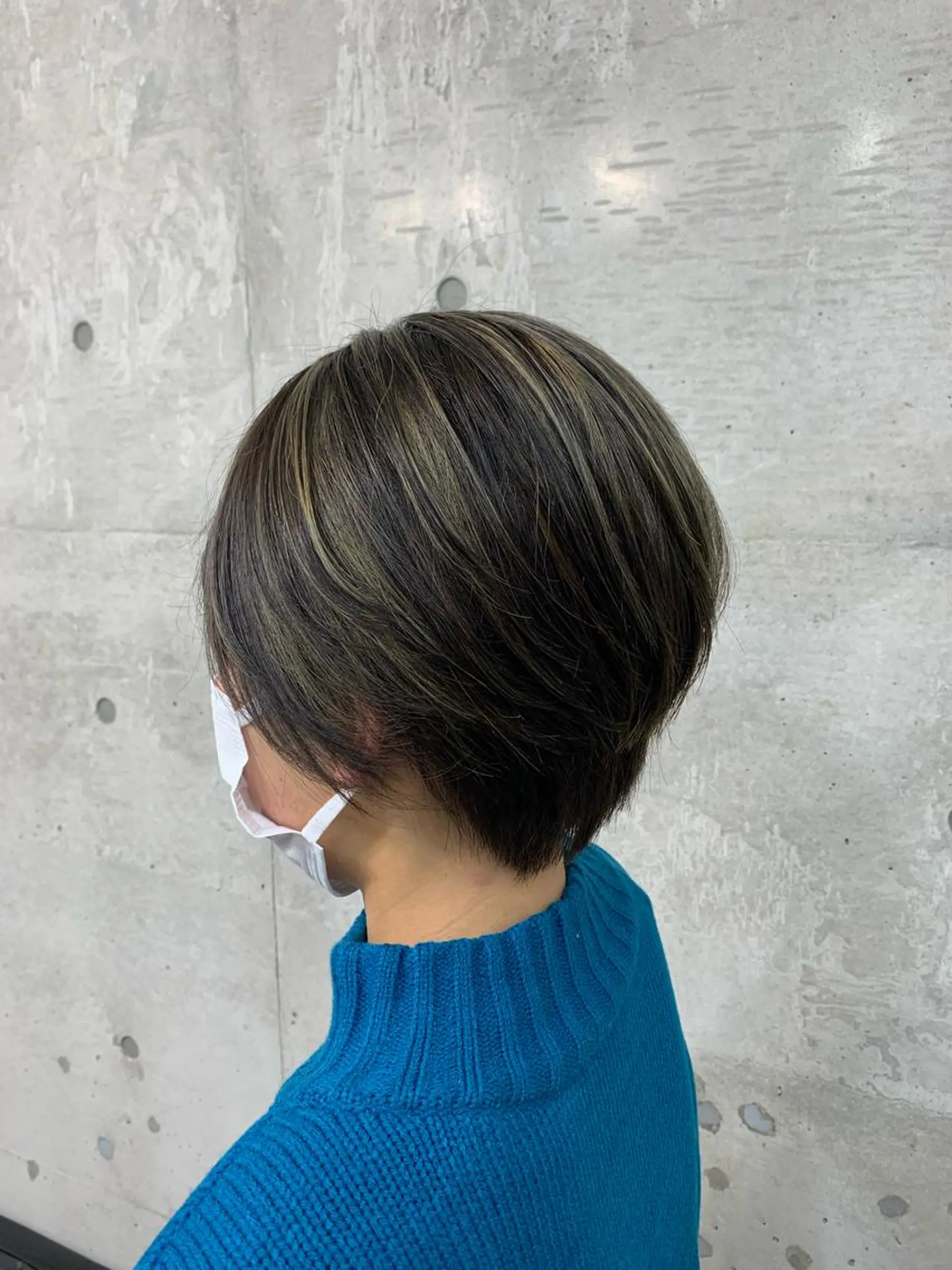 ショート カラー クセを最大限に活かす メンズパーマ奈良大祐のヘアスタイル