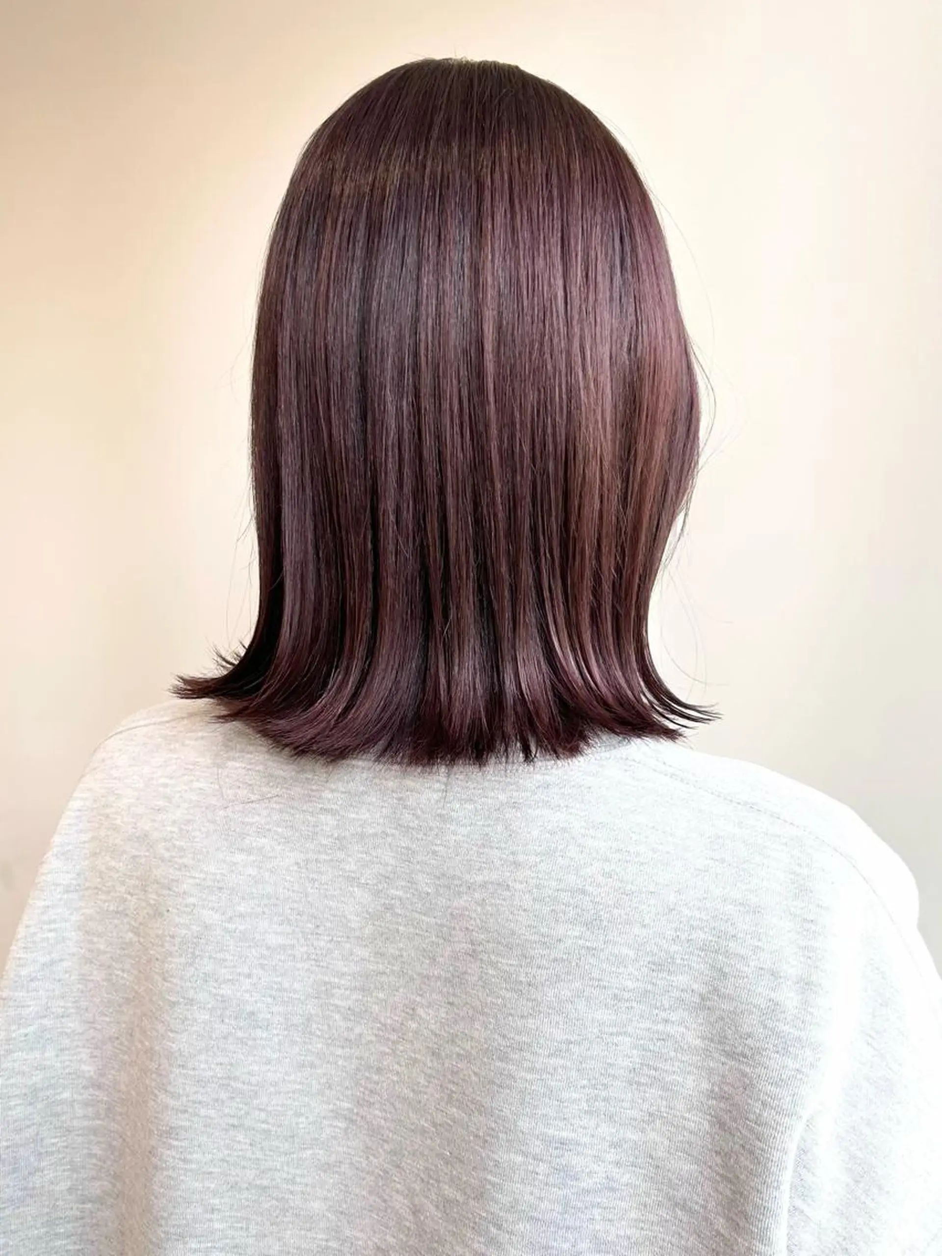 ミディアム カラー 壽真央 /ブリーチカラーのヘアスタイル