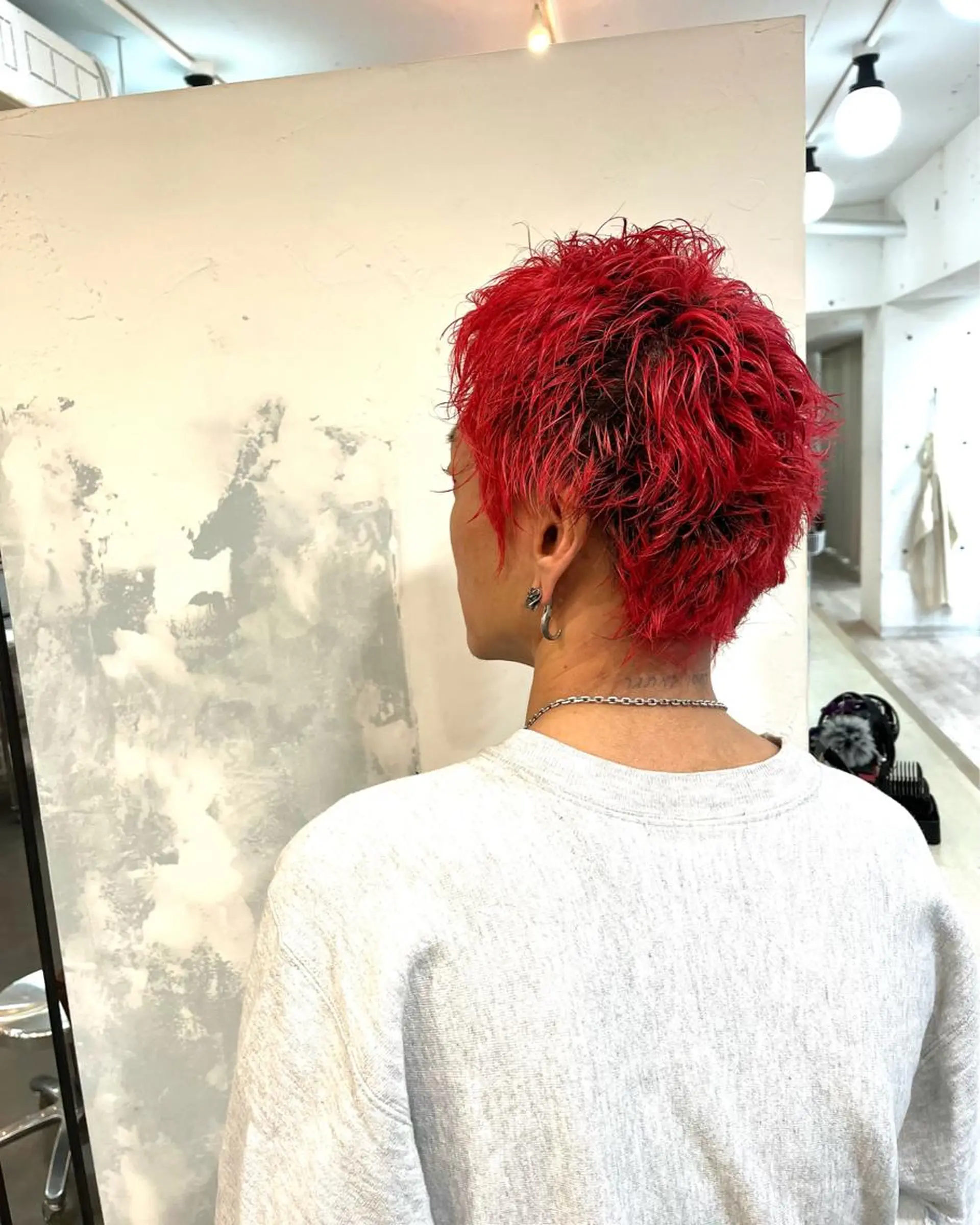 ショート カラー メンズ ヘアカラー カラーが上手い 辻悠月のヘアスタイル