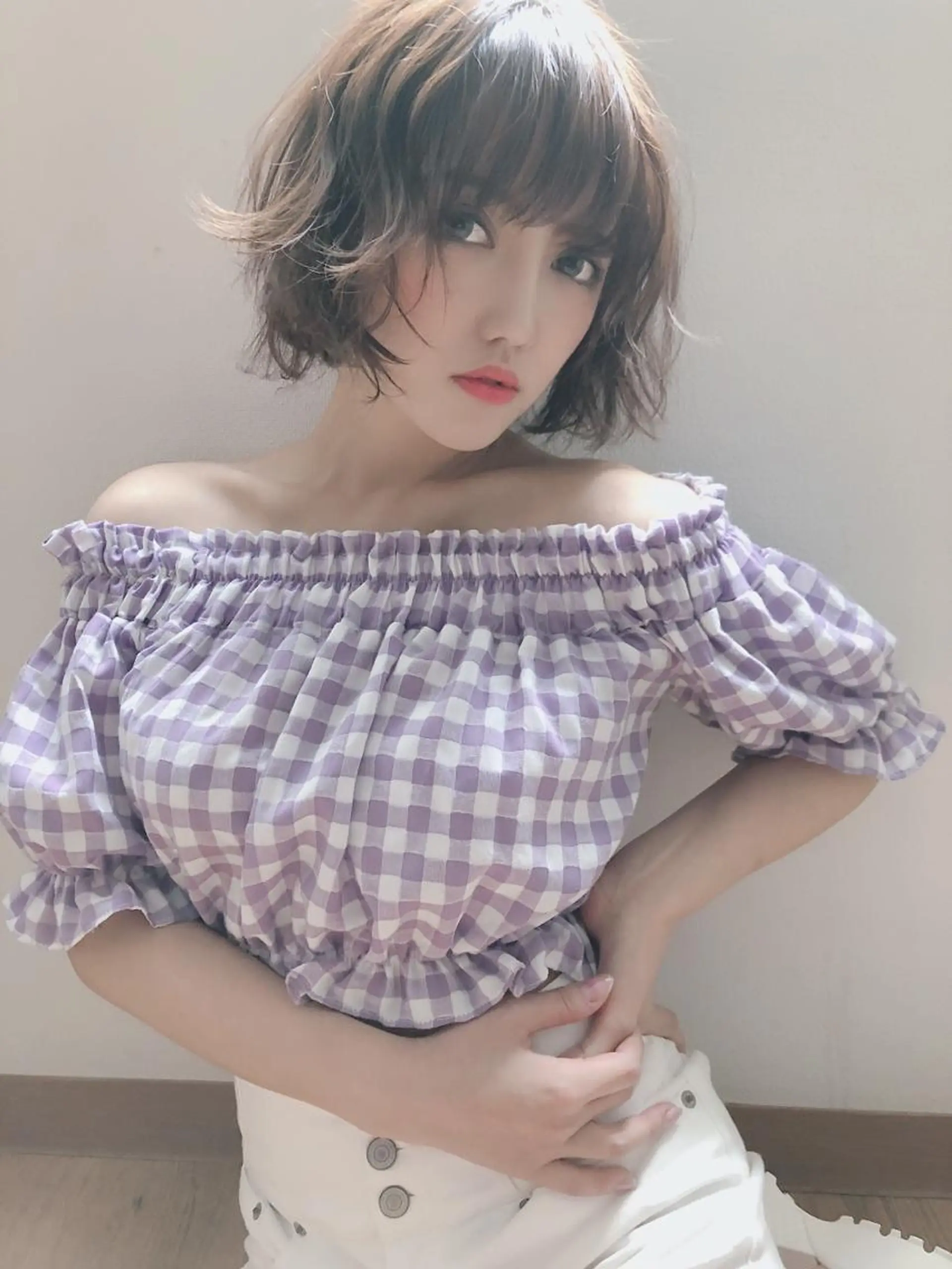 ショート カラー テトネ タカシのヘアスタイル