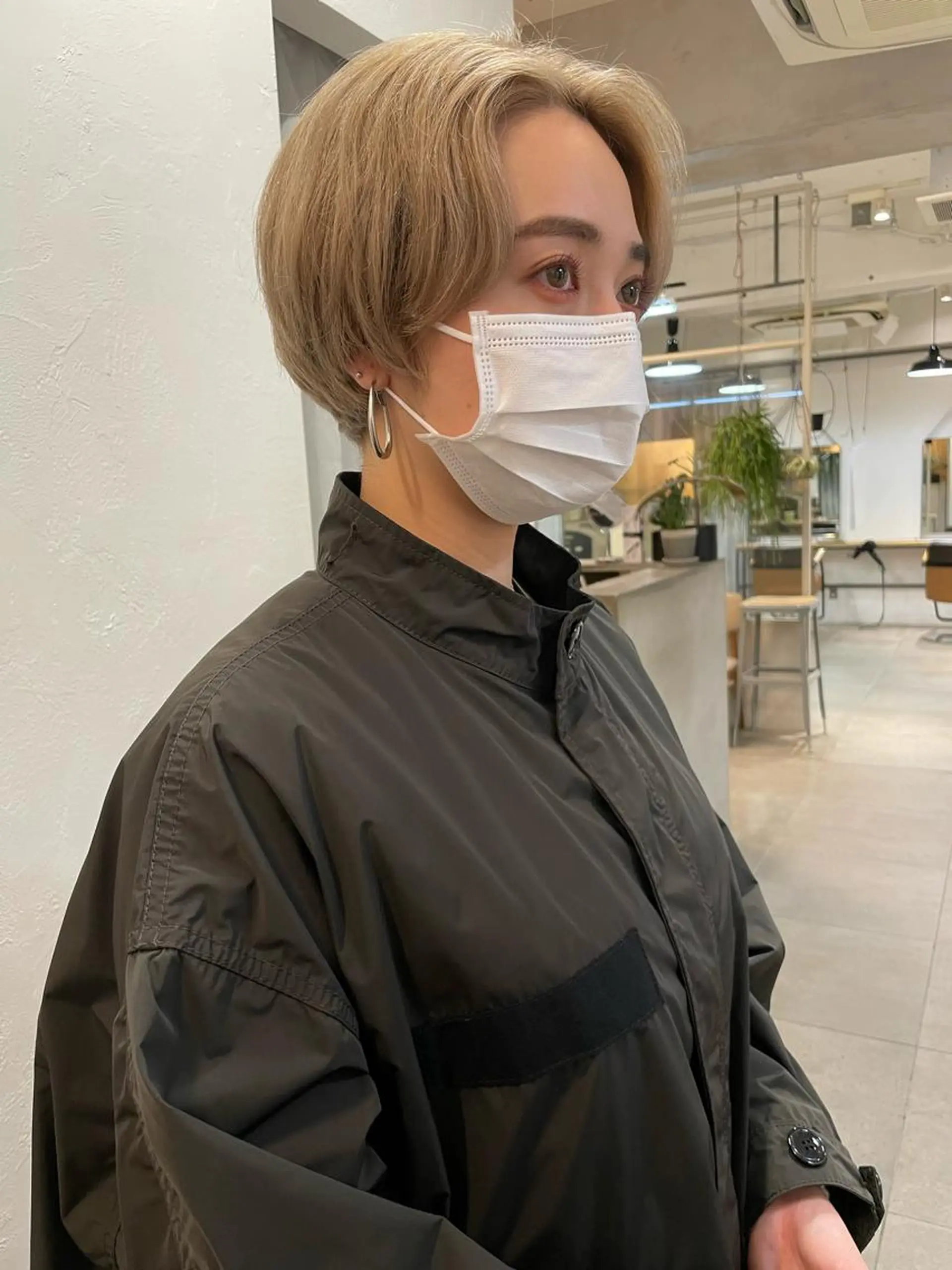 ショート 小顔レイヤー×コンパ クトボブ/林隆平のヘアスタイル