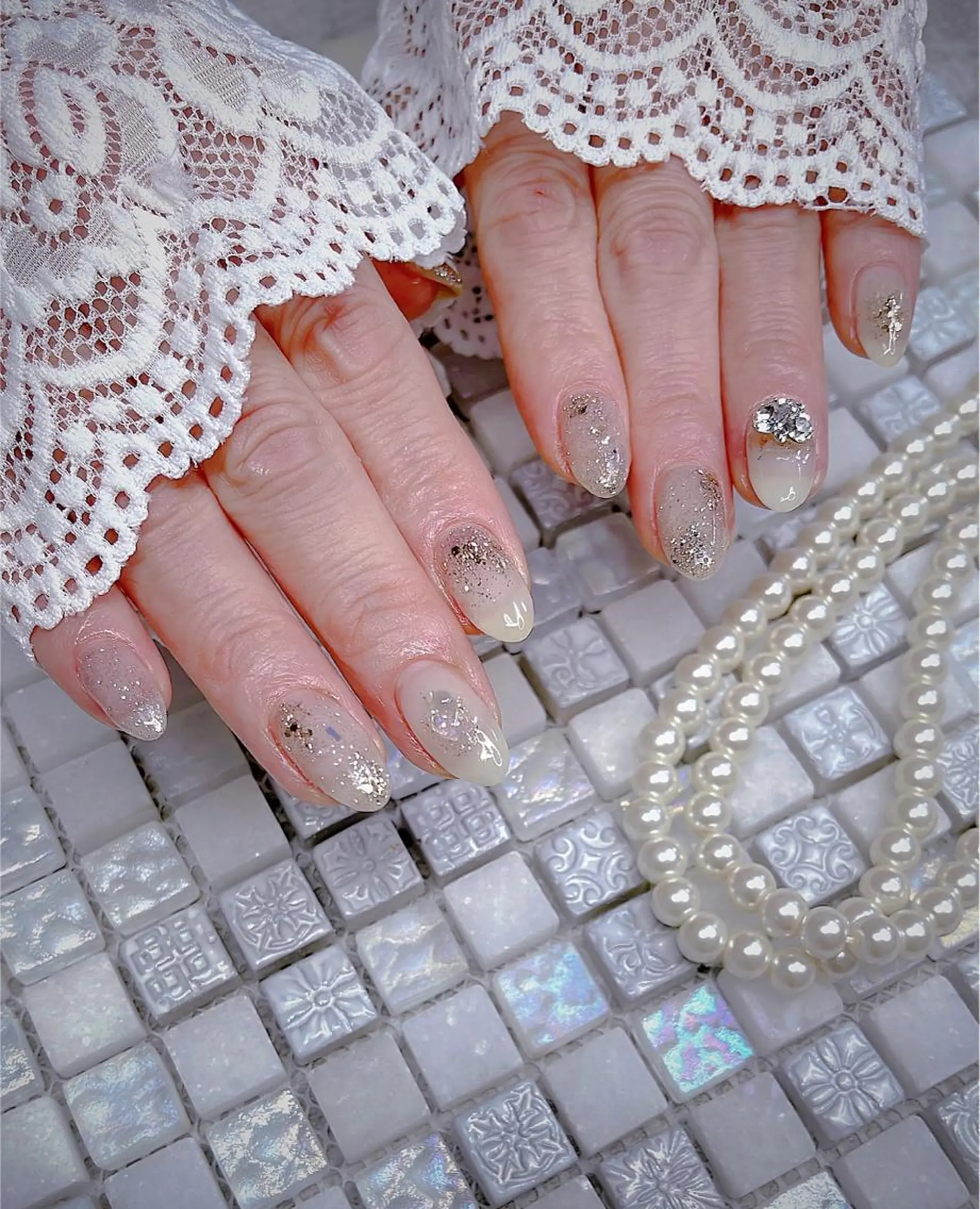 ミディアム 韓国風ヘア めぐみのネイルサロン 惠のネイルデザイン