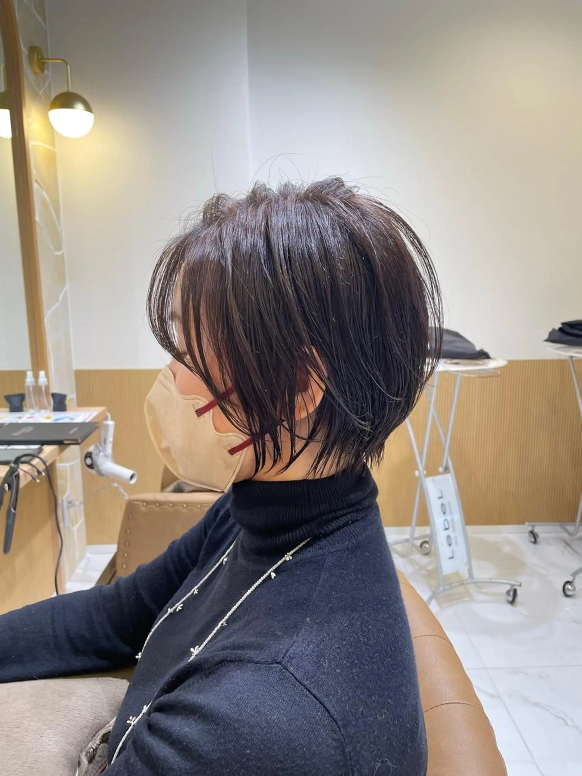 ショート カラー 似合わせスタイル 岡田勇哉のヘアスタイル