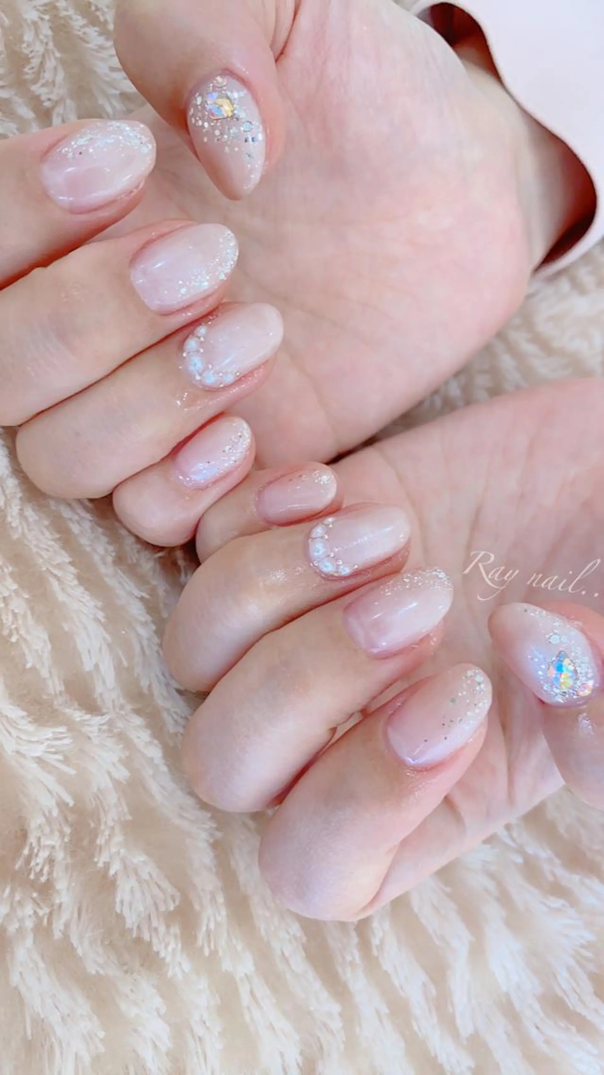 ネイル ブライダルネイル ハンドネイル フットネイル nail salon  ∞ mikanal ∞所属・nailsalon ∞ ﾐｶﾅﾙ ∞のネイルデザイン