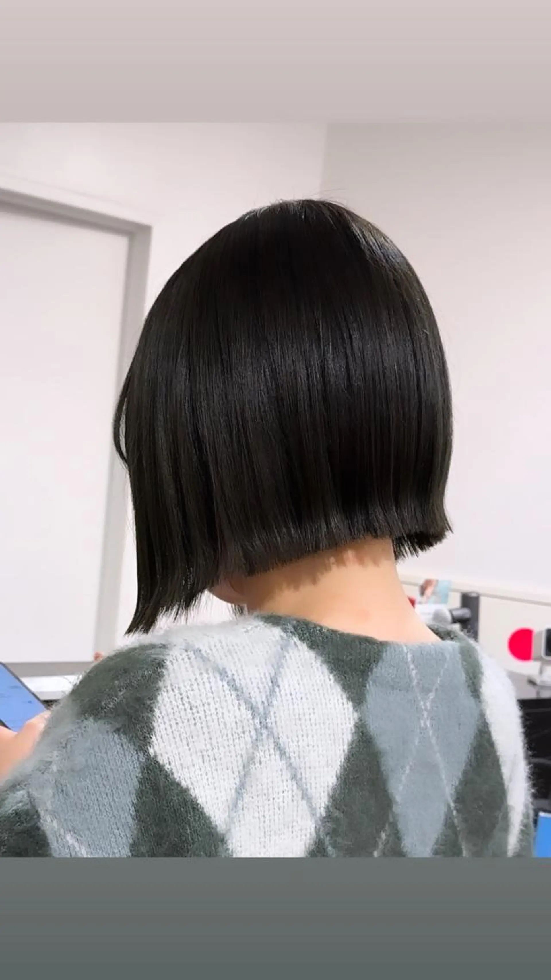 ショート カット ヘアカラー トリートメント 💎銀座.大人可愛い 🩶上品ヘア💎のヘアスタイル