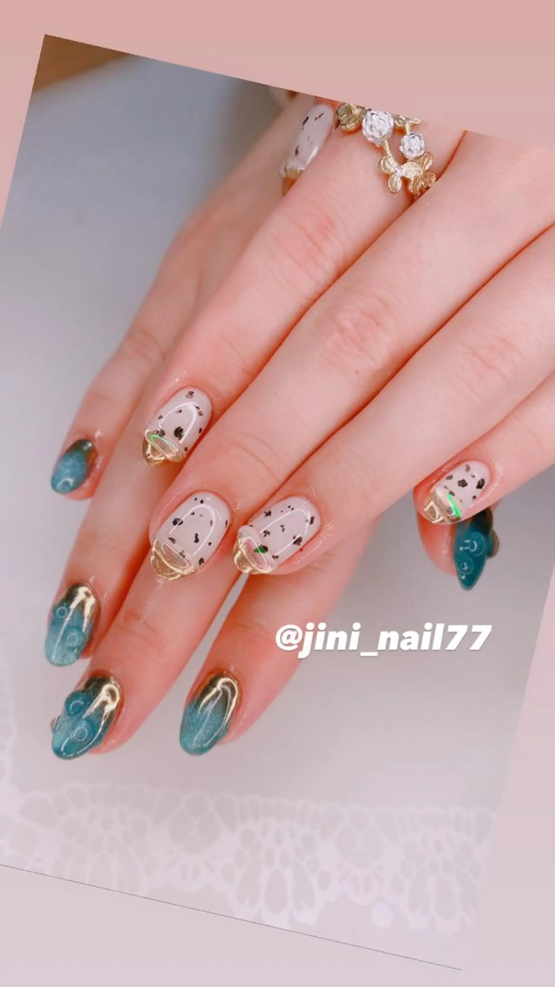ネイル ハンドネイル JINI NAIL所属・ジニ ネイルのネイルデザイン