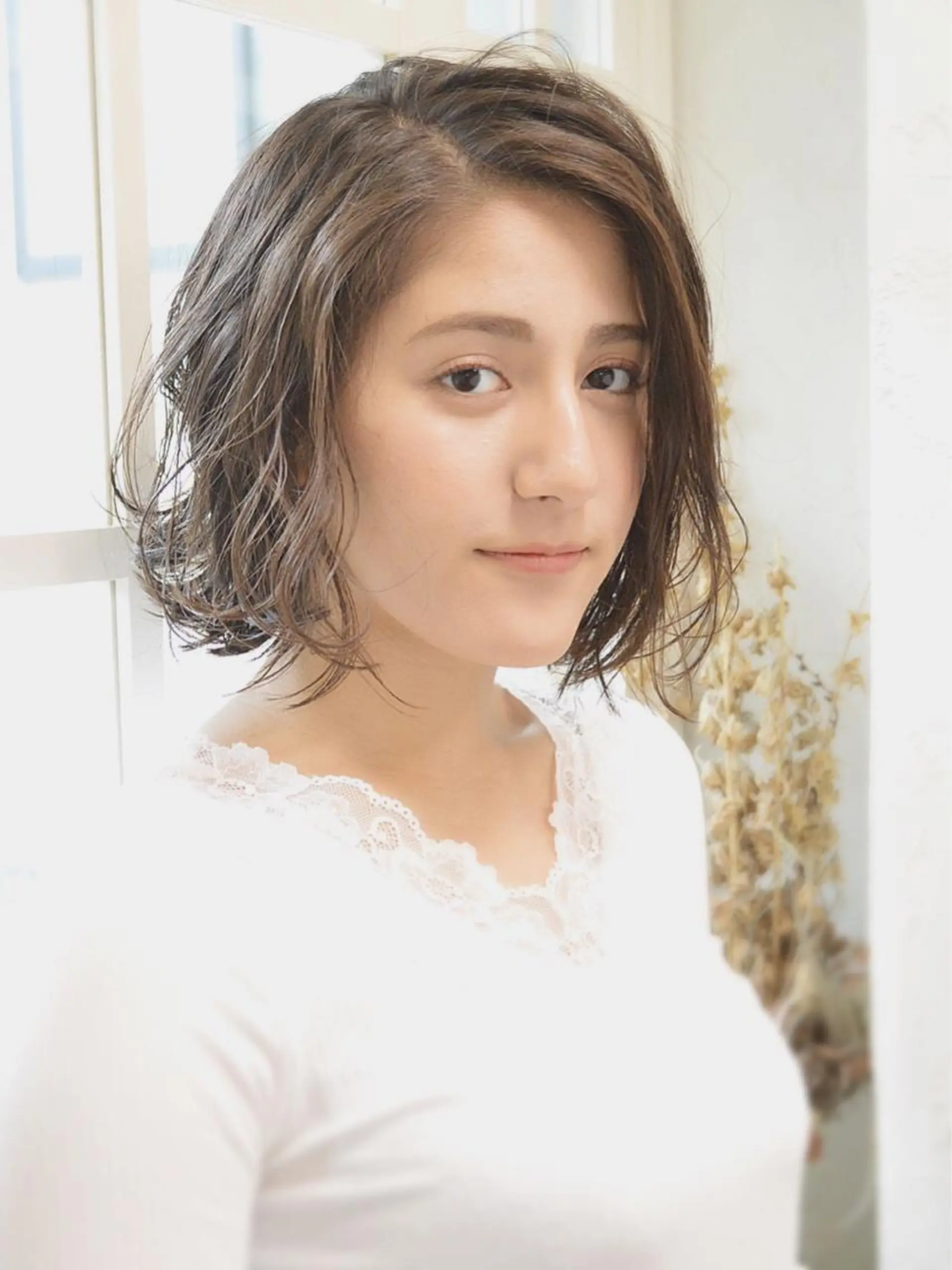 ショート カラー パーマ カット ヘアカラー トリートメント 小顔ショート✁ ⁂Yukari⁂のヘアスタイル