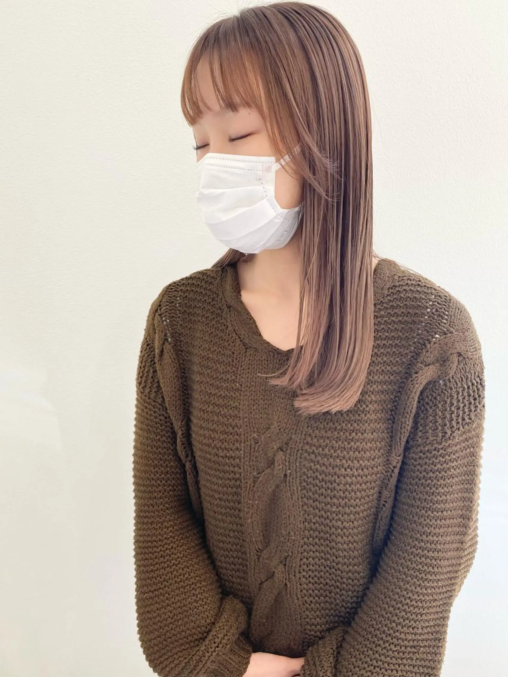 ロング カット ヘアカラー トリートメント MYRTLE TSUNODAのヘアスタイル