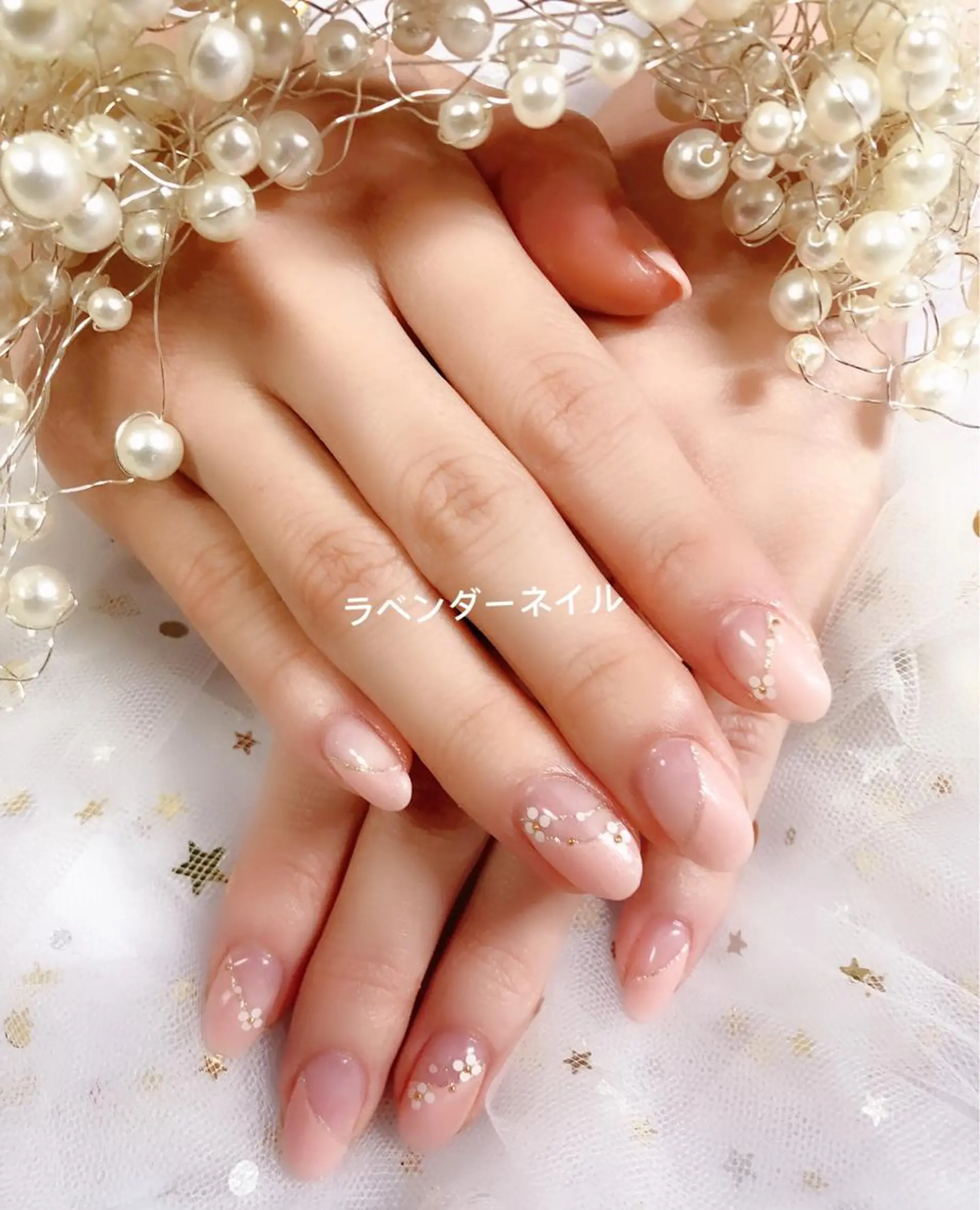 ネイル ラベンダー💖日暮里 ルル💖ネイルのネイルデザイン