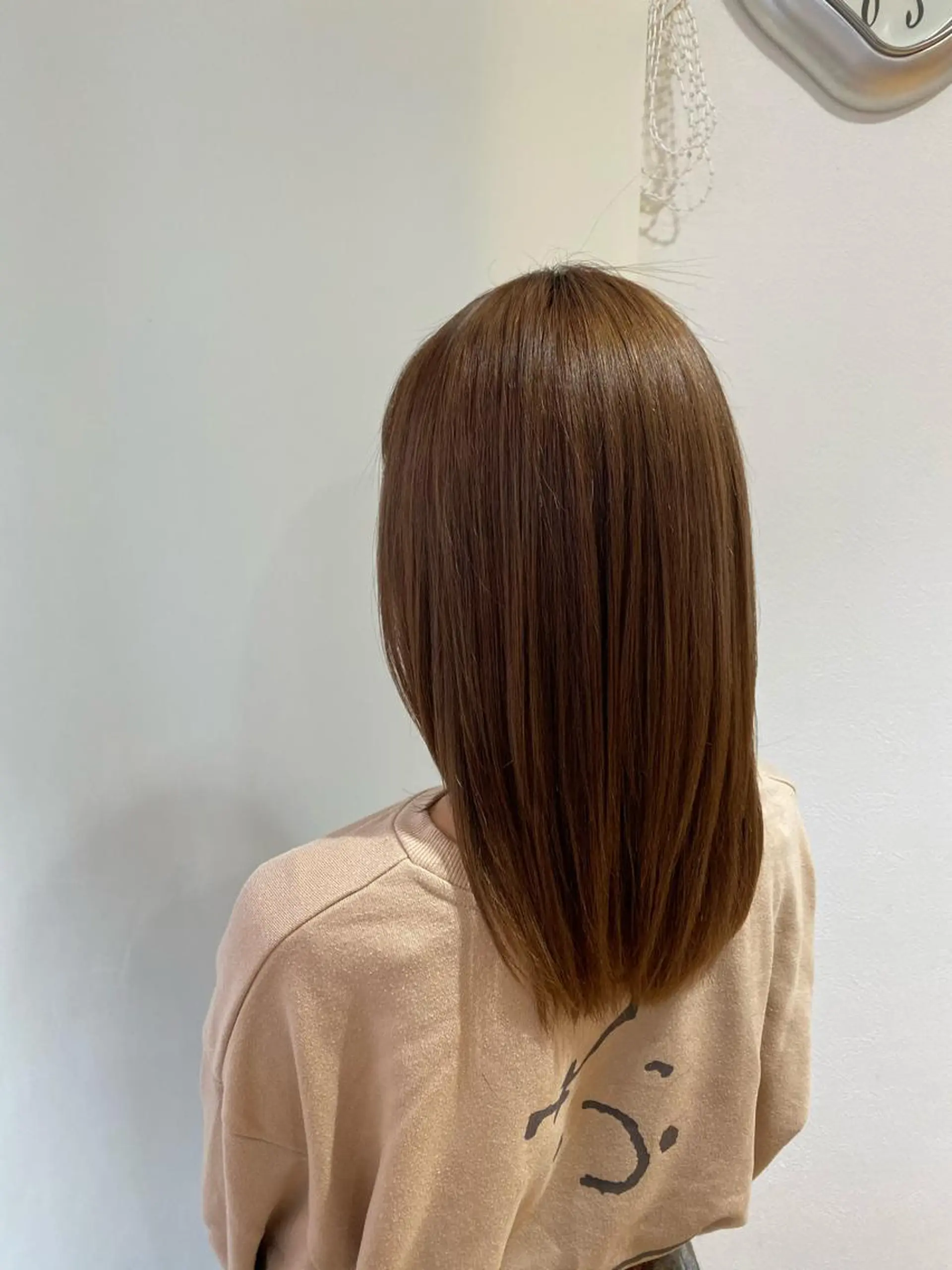 ミディアム 髪質改善 トリートメント 酸熱トリートメント トリートメント Kazu .Kのヘアスタイル