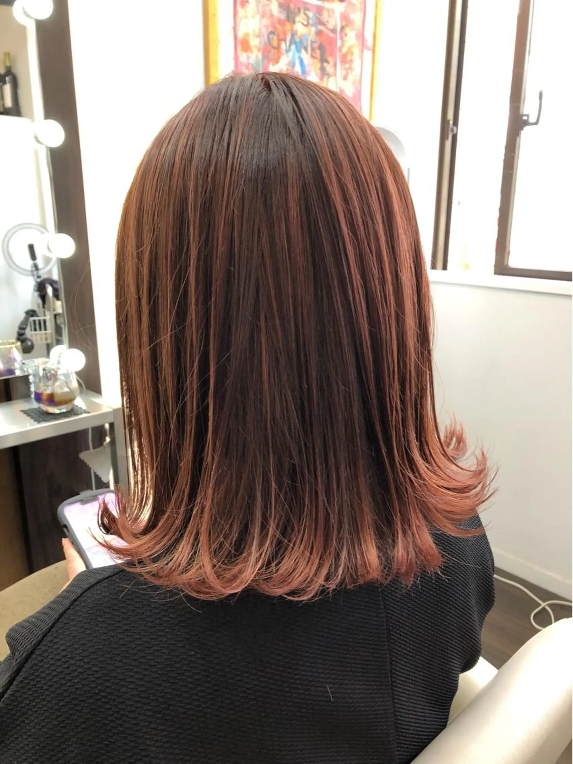 セミロング ヘアカラー トリートメント ヘッドスパ FORMA所属・美髪育成 FORMA代表　関のヘアスタイル