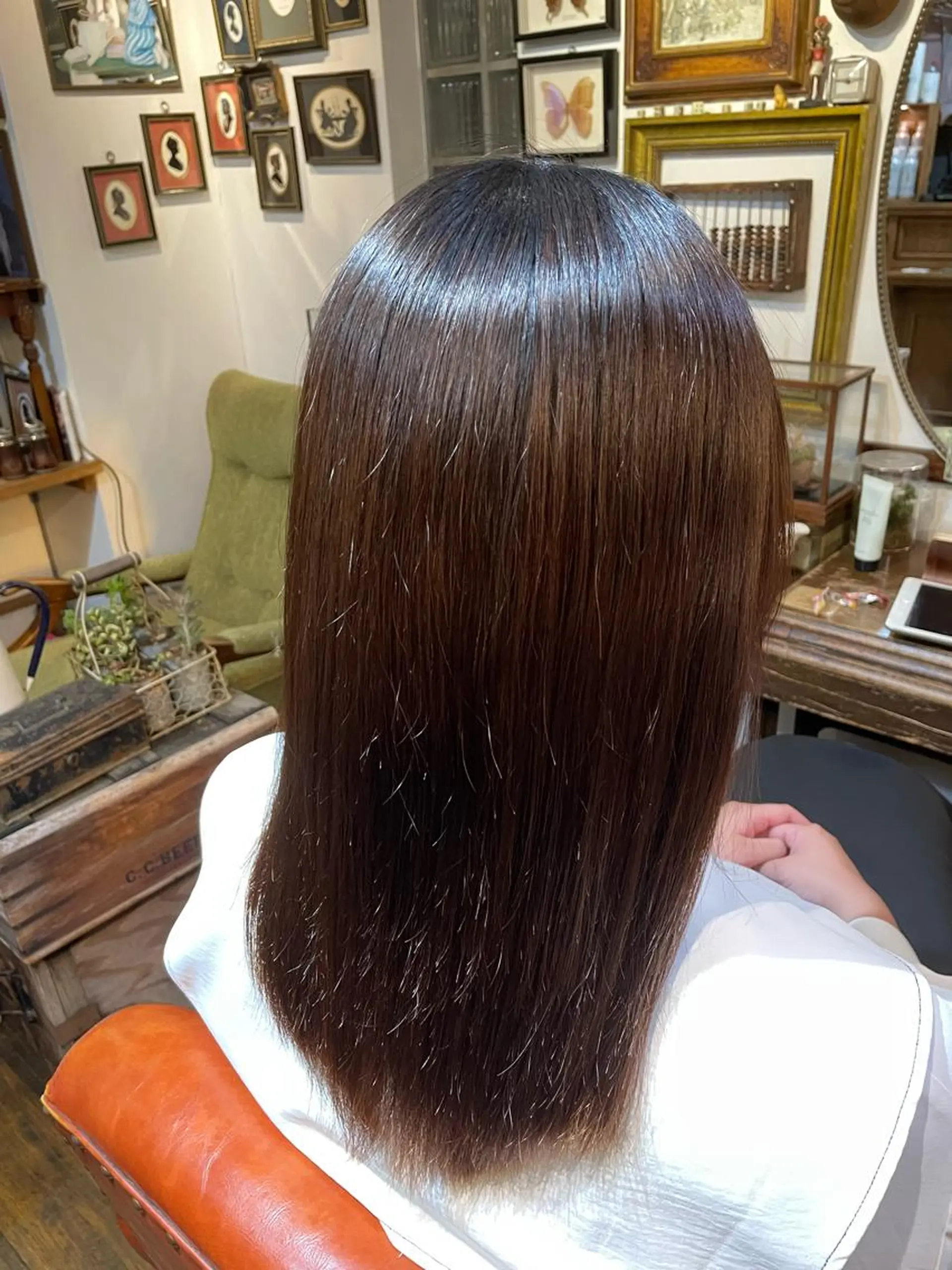 セミロング 縮毛矯正 石川 晃也のヘアスタイル