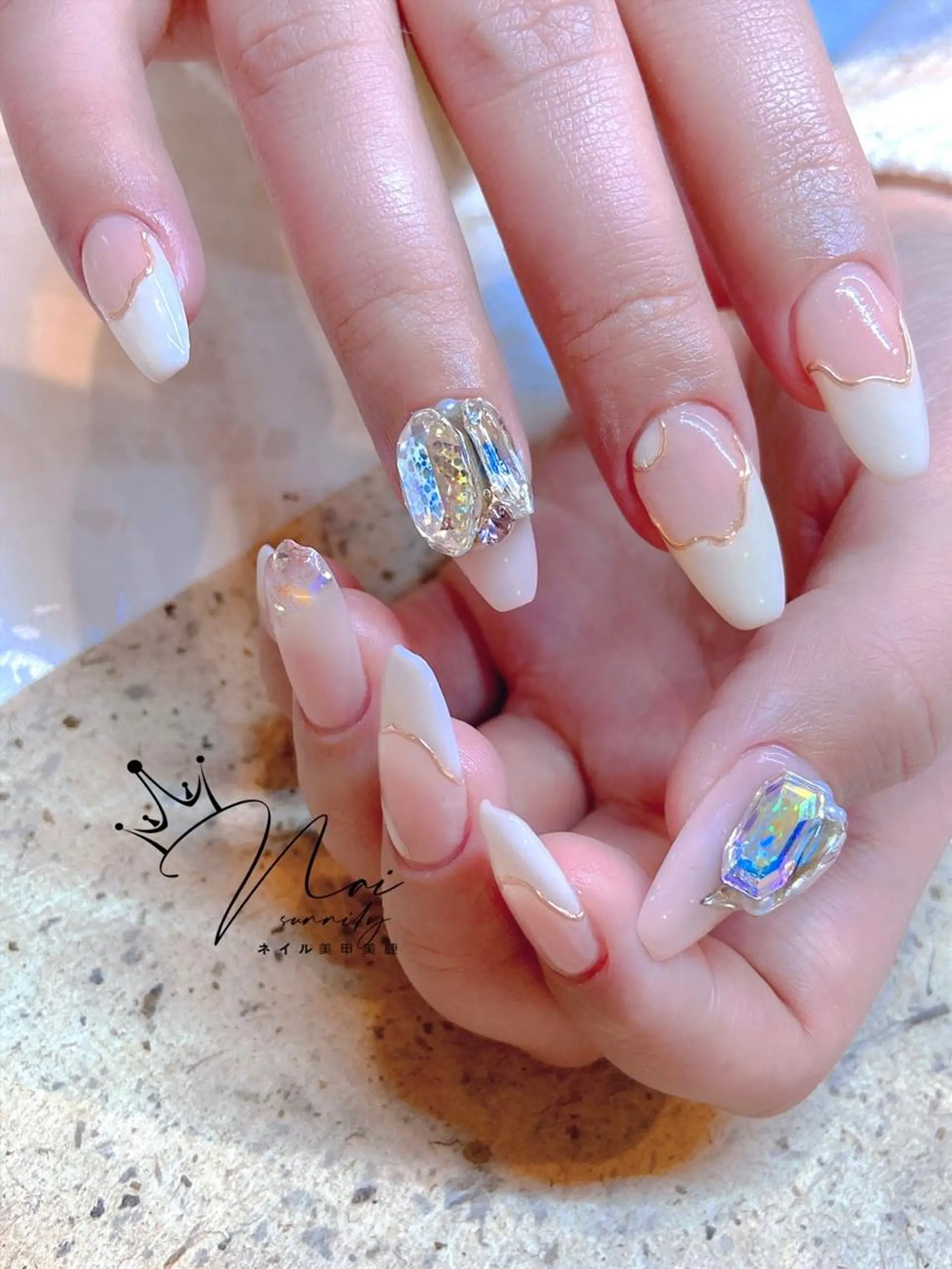 ネイル 長さだし専門店 M2　rikaのネイルデザイン