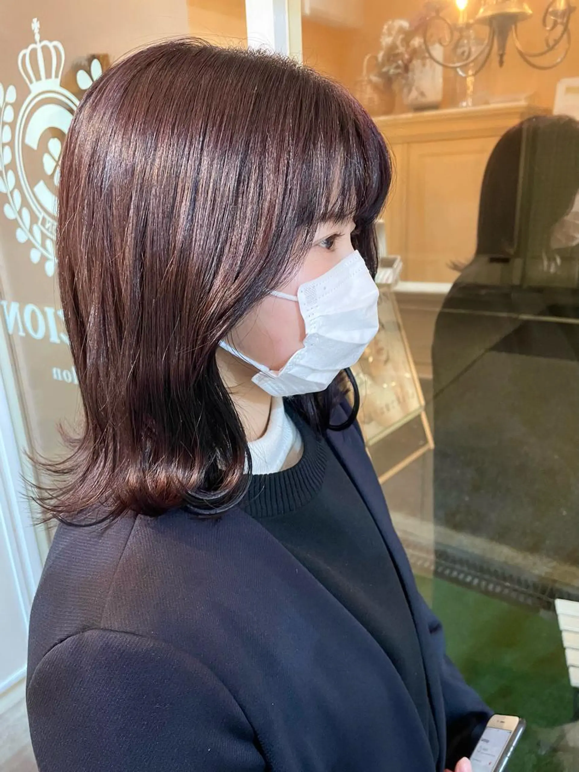 ミディアム カラー newi梅田🫧韓国 ヘア🫧sakiのヘアスタイル