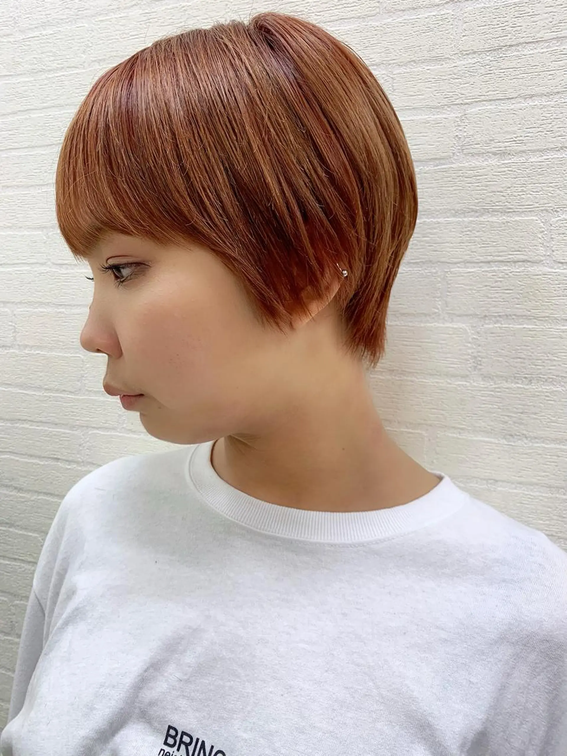 ショート カラー 切りっぱなしボブ ショートボブ ハンサムショート 丸みショート ベージュカラー カット ヘアカラー トリートメント 朝がちょっと楽しくな るshort･bobのヘアスタイル