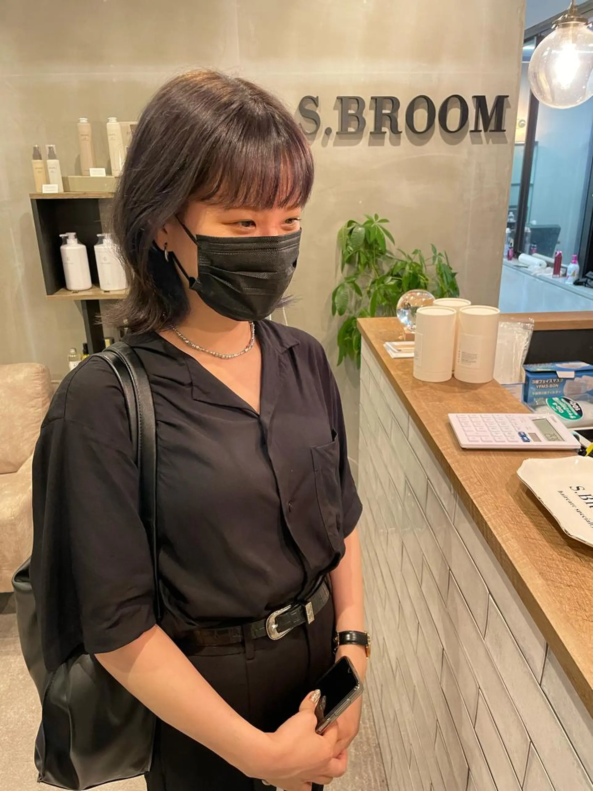 ミディアム カラー S.BROOM なんばTAKUYAのヘアスタイル