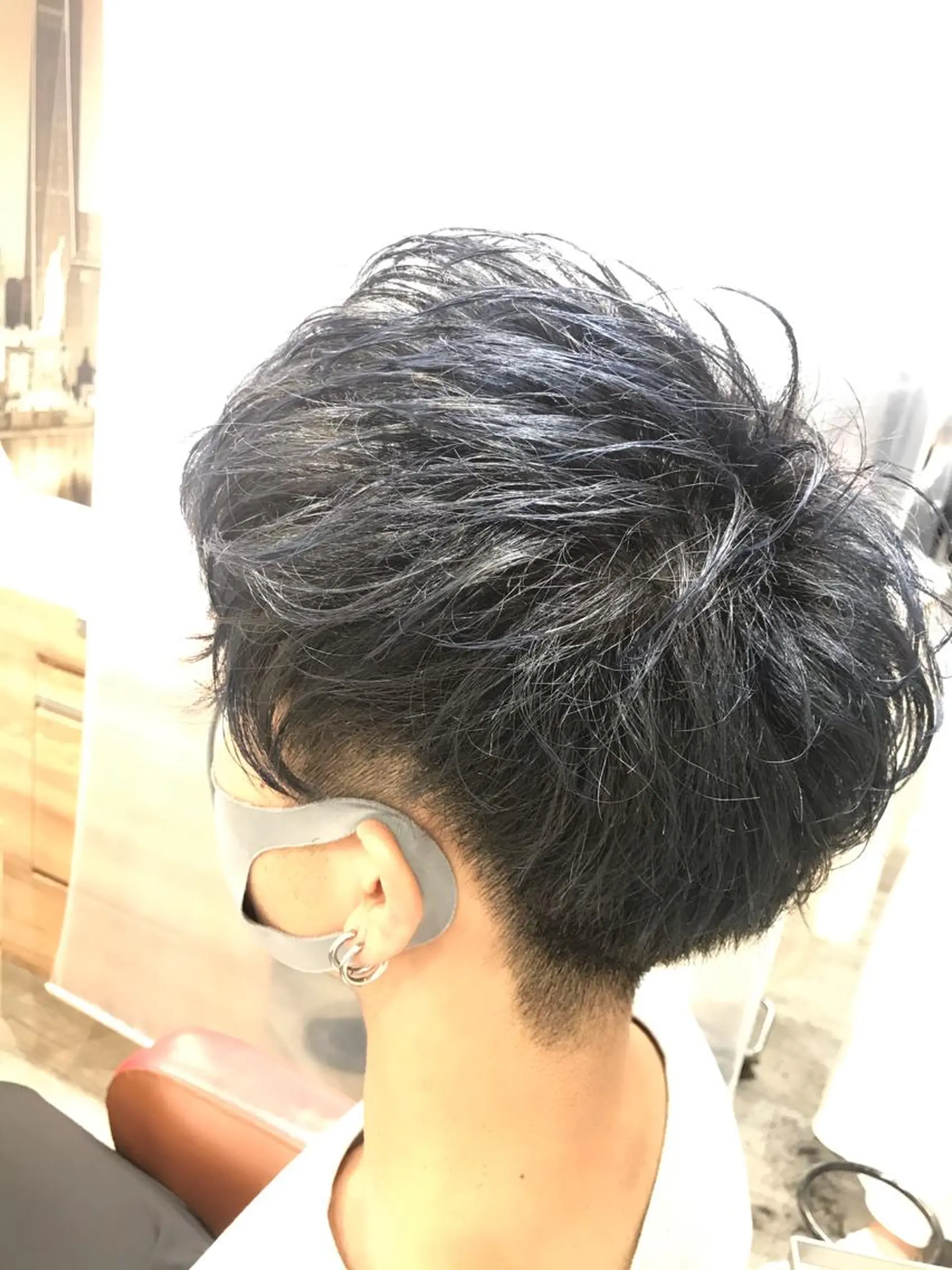 ショート カラー メンズ ブルーカラー ブルージュ 限定クーポン 💕大量更新ブリーチのヘアスタイル
