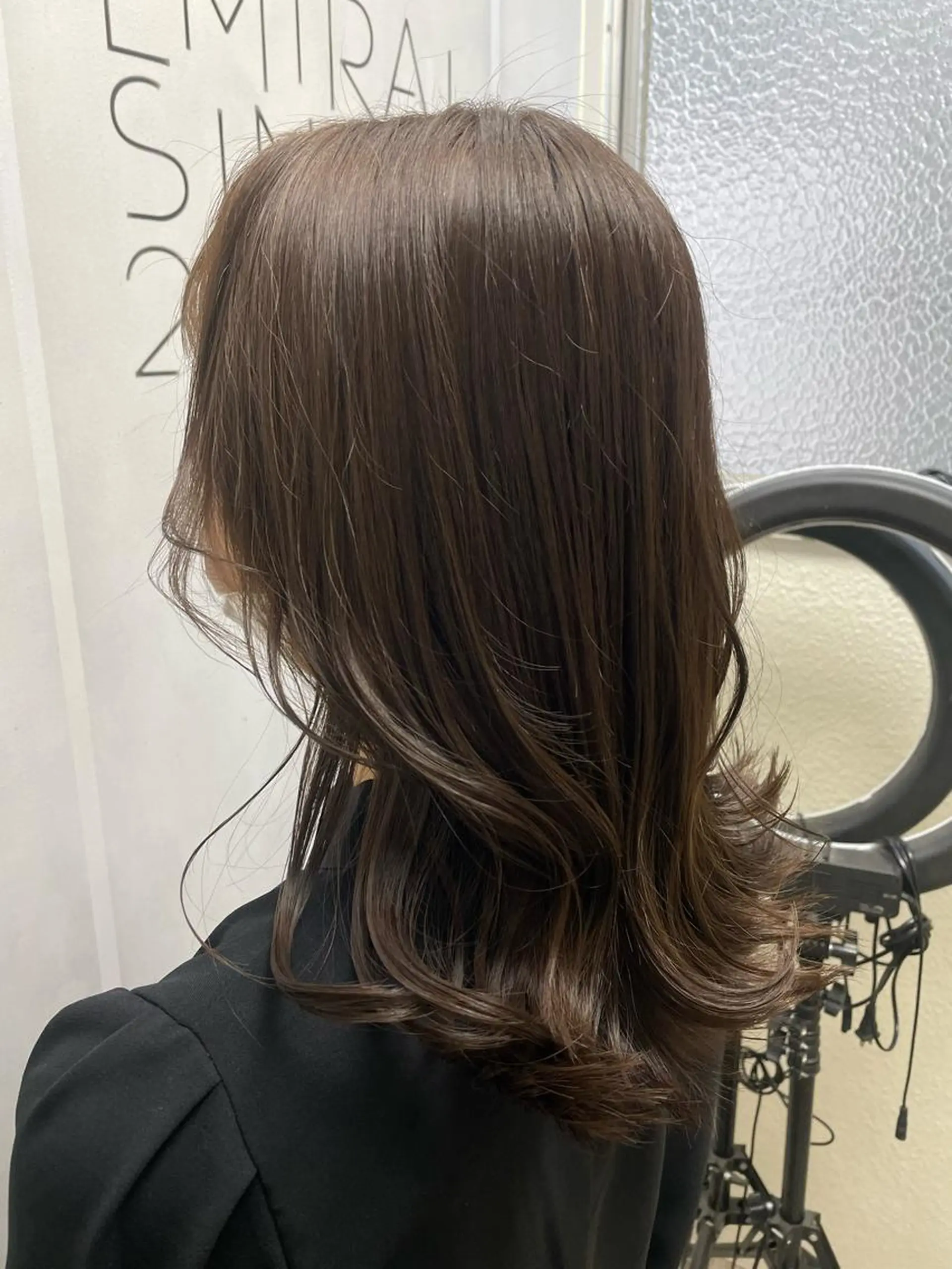 カラー ブリーチ グレージュ ブリーチなしカラー カット ヘアカラー 前田リサコ🌹 ✨艶髪職人のヘアスタイル