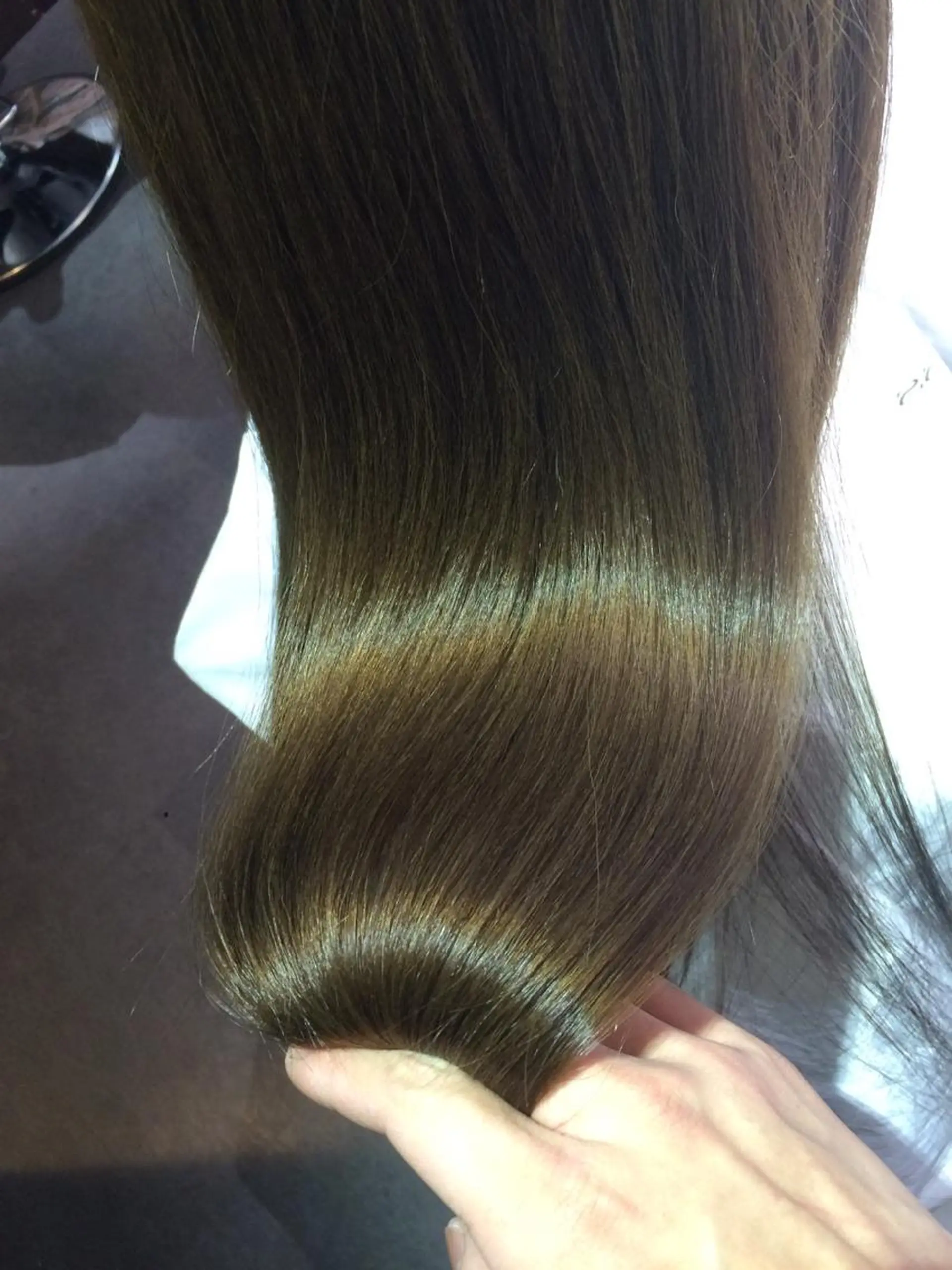 セミロング ロング カラー CHAINON 近鉄奈良店のヘアスタイル