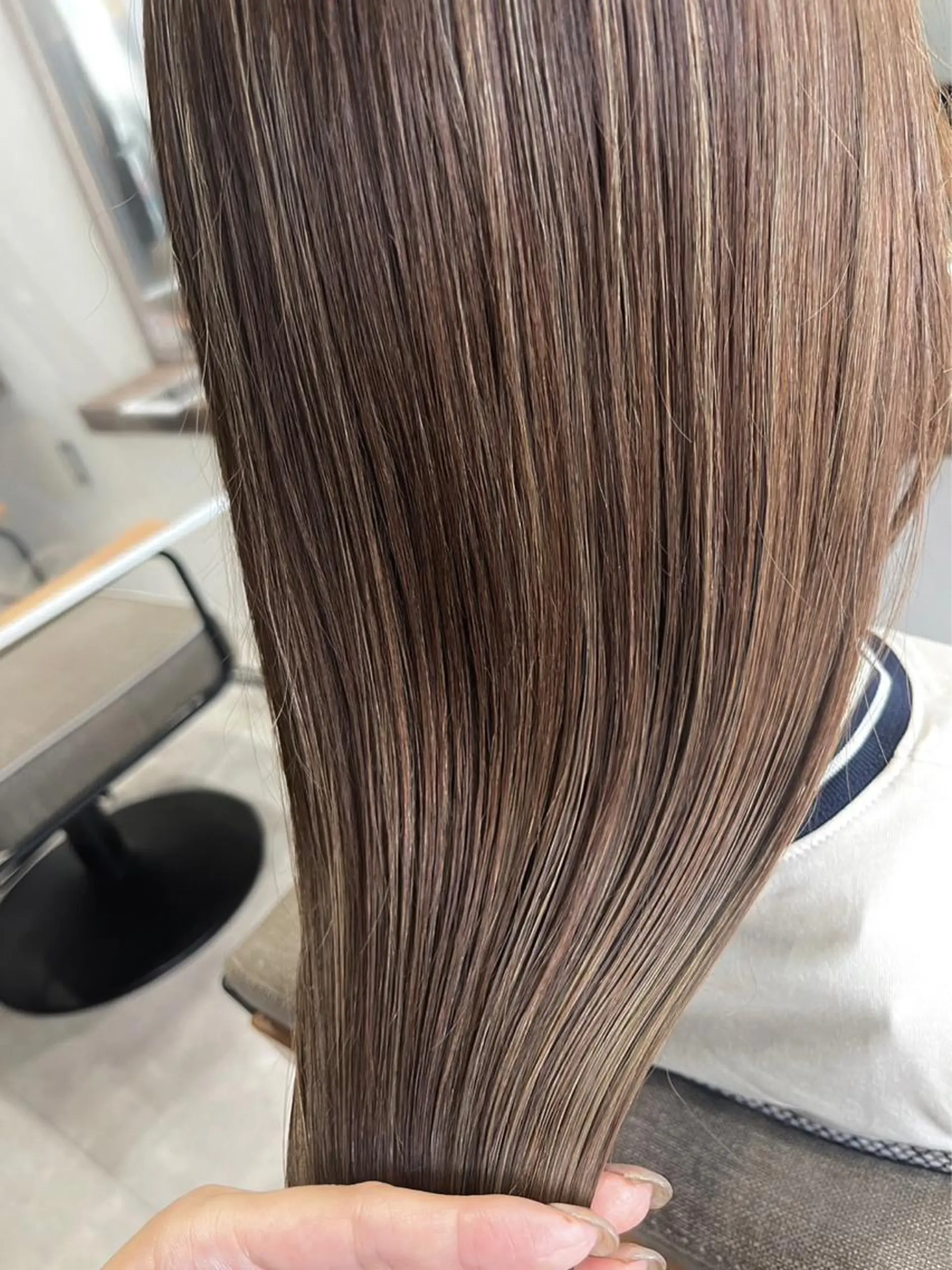 ロング 韓国カット/透明感 Re.Labo岡本のヘアスタイル