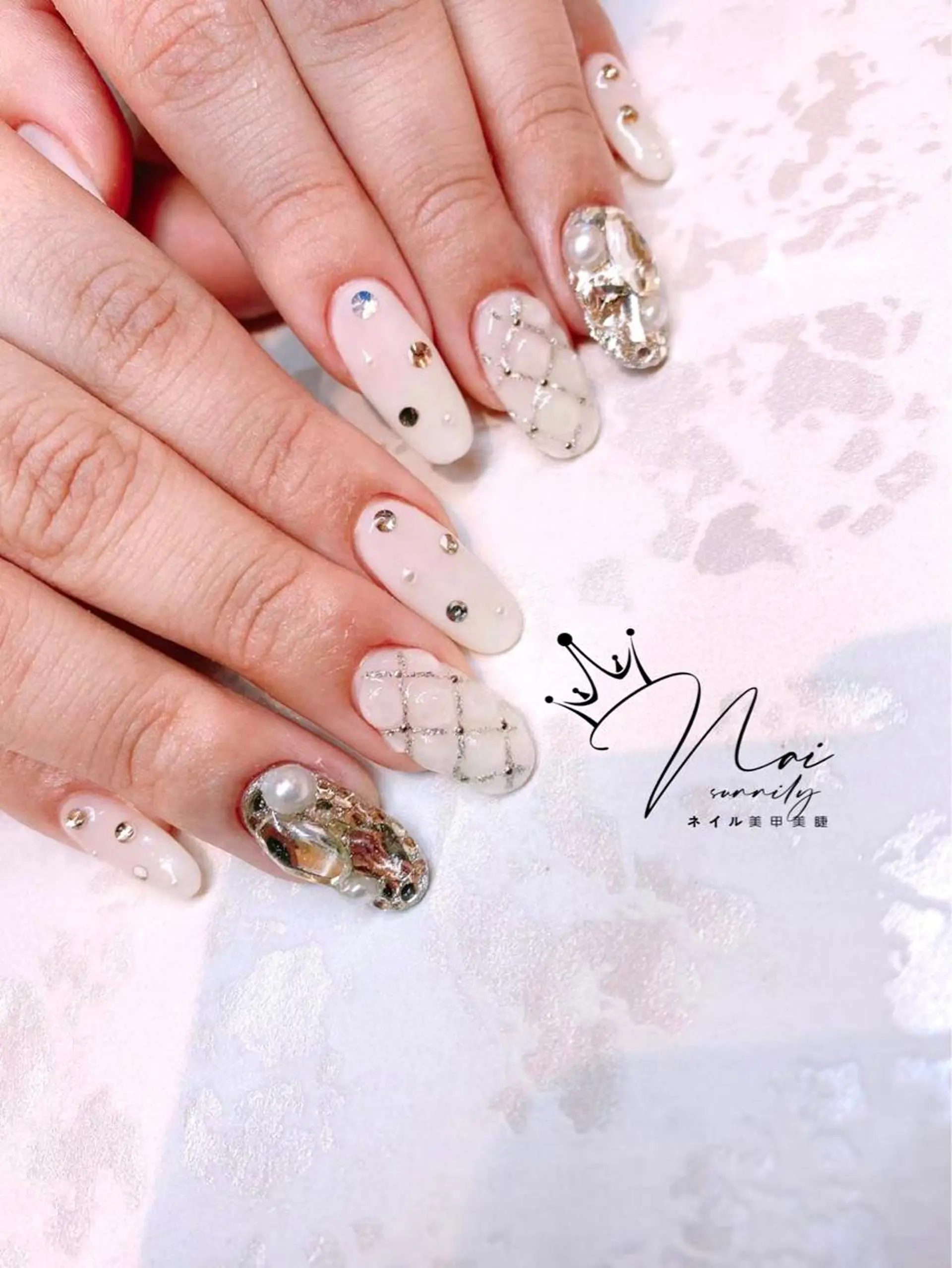 ネイル 長さだし専門店 M2　rikaのネイルデザイン