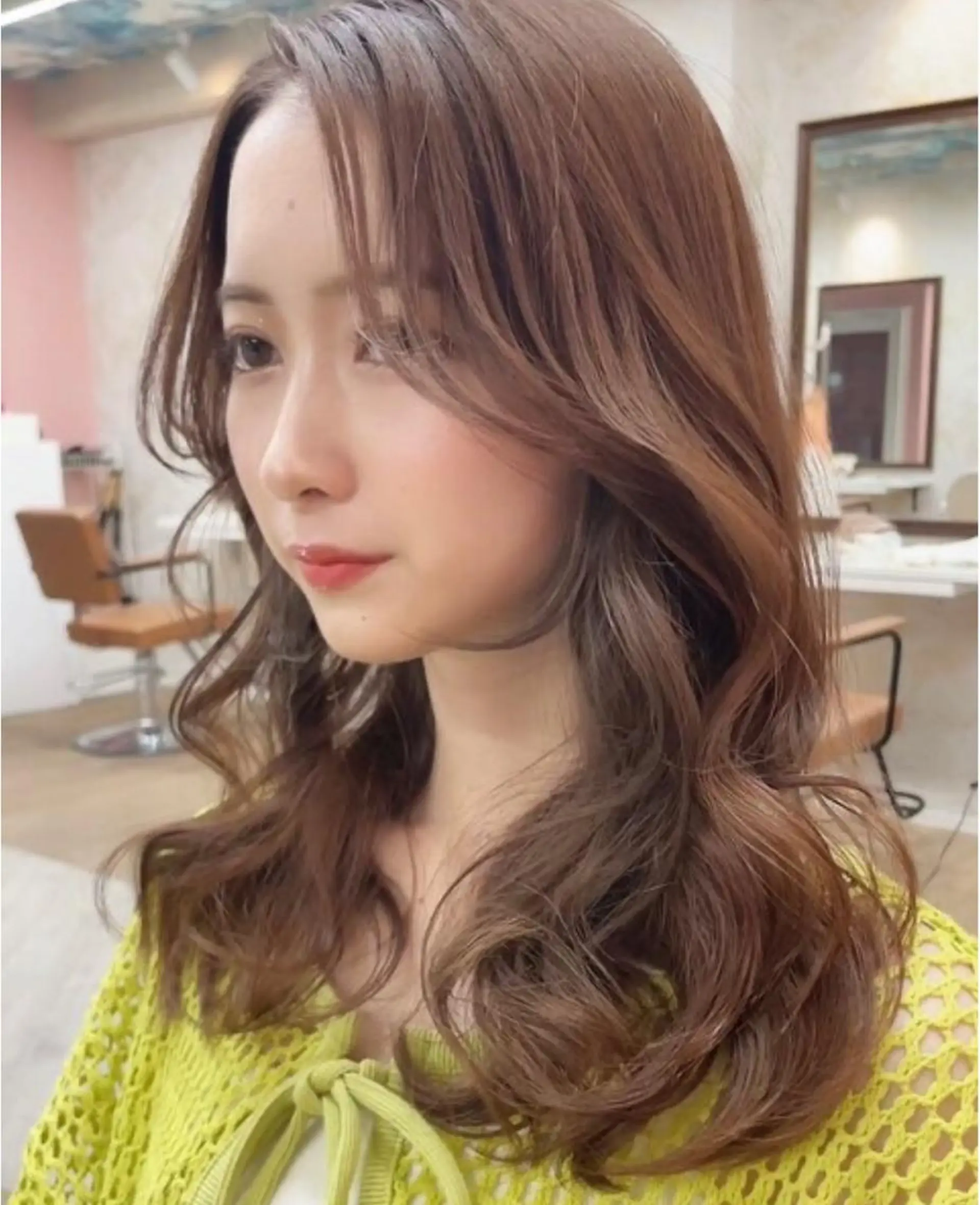 セミロング レイヤーカット カット トリートメント 髪質改善特化💫 韓国ヘアAyumuのヘアスタイル