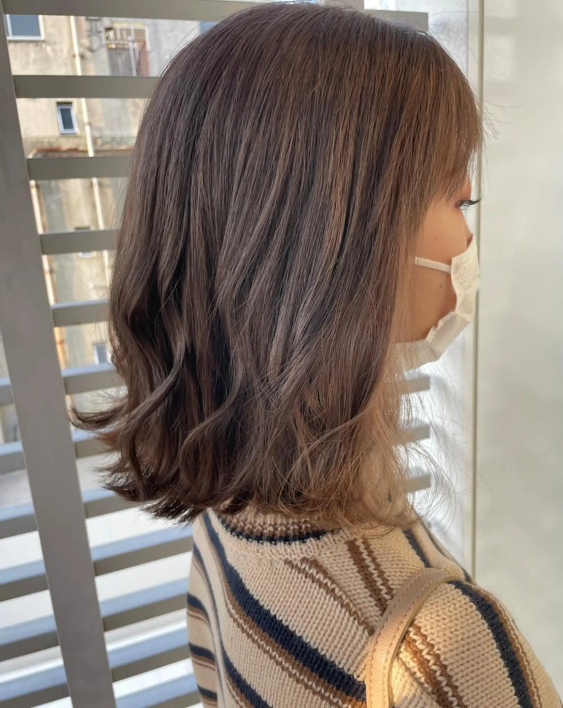 ミディアム ヘアカラー トリートメント 🌿透明感ヘア 園田　朱梨🌿のヘアスタイル