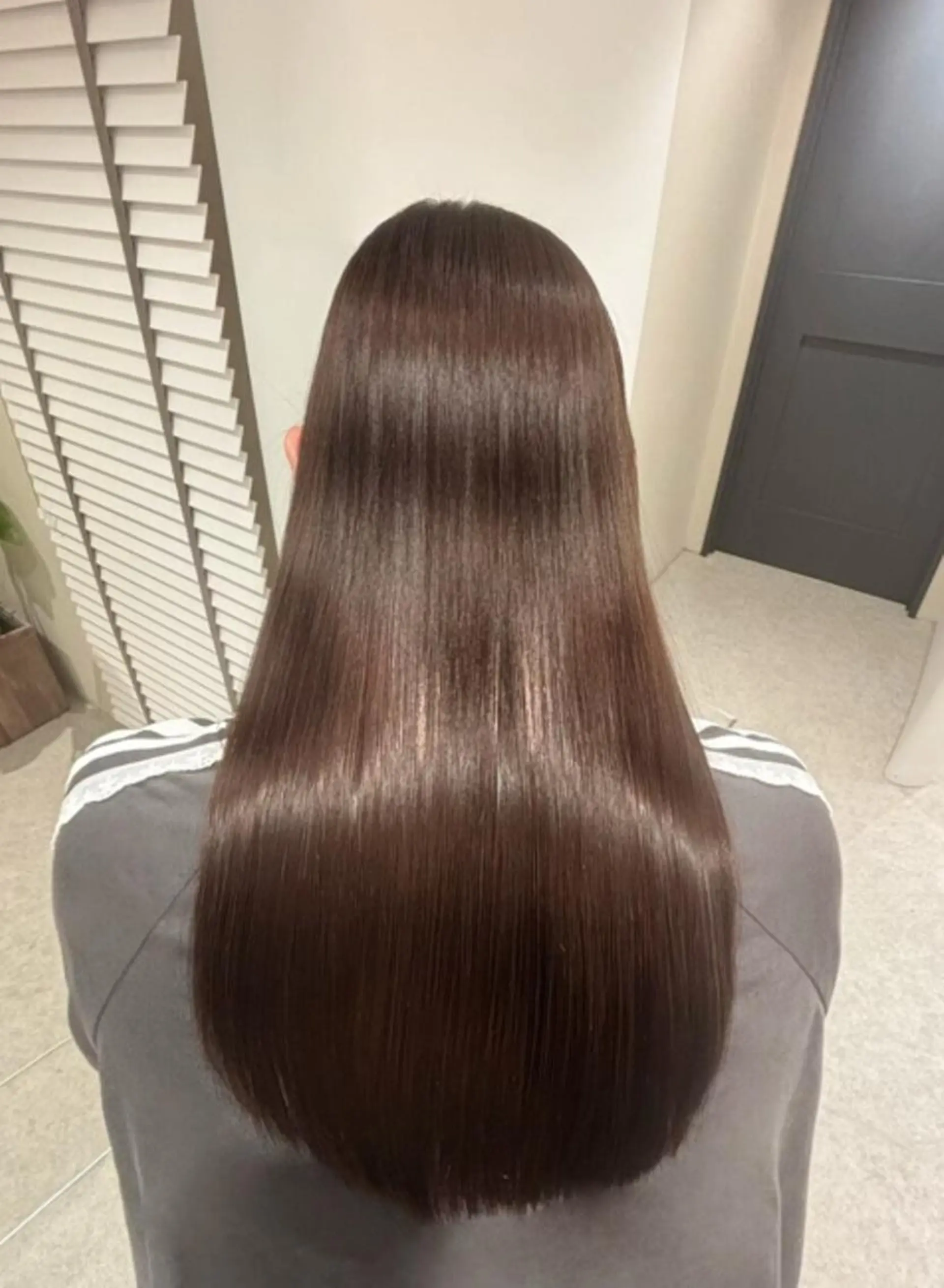 ロング パーマ カット ゆい 縮毛矯正/髪質改善のヘアスタイル