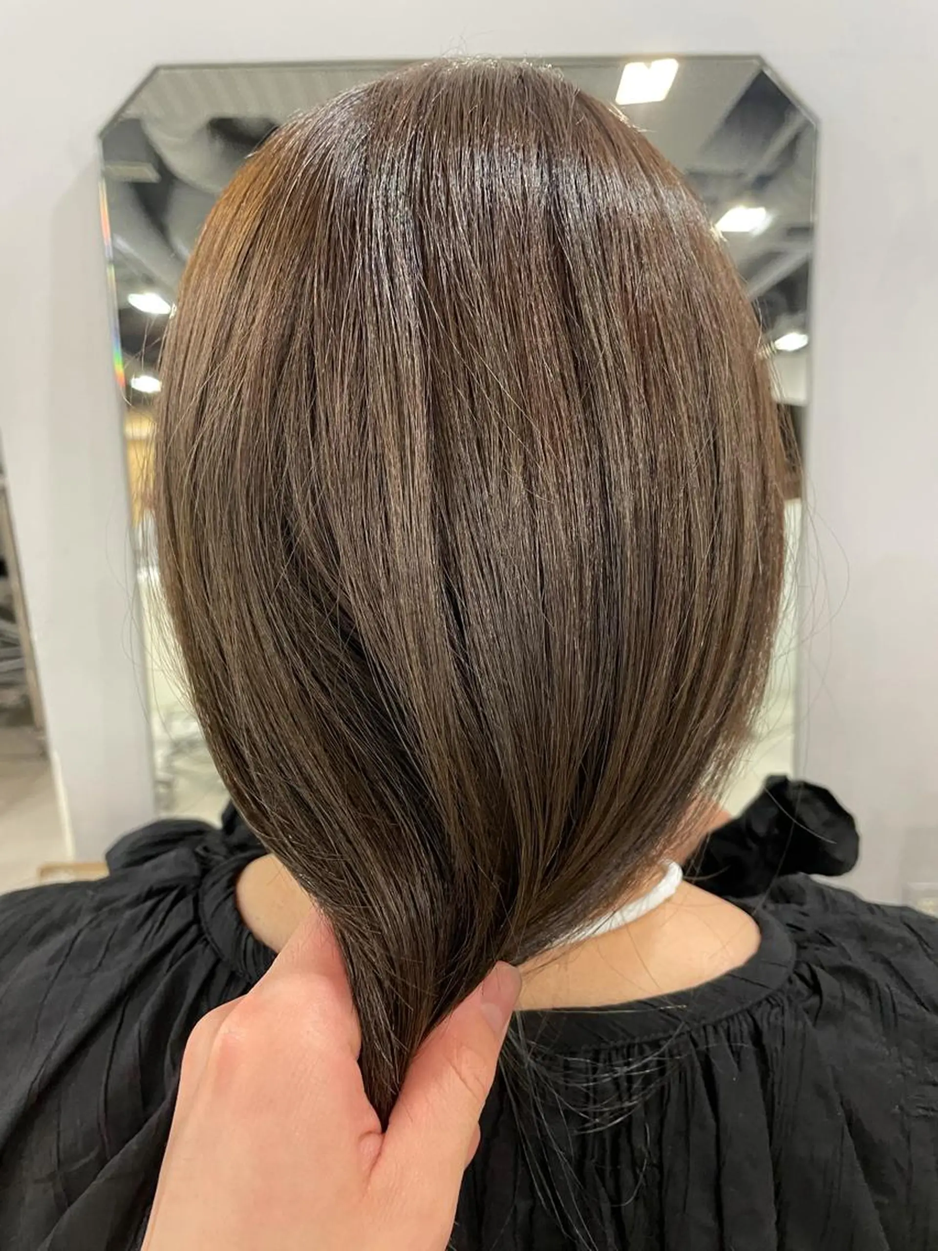 ロング カラー オリーブカラー 吉田一輝 外国人パーマのヘアスタイル