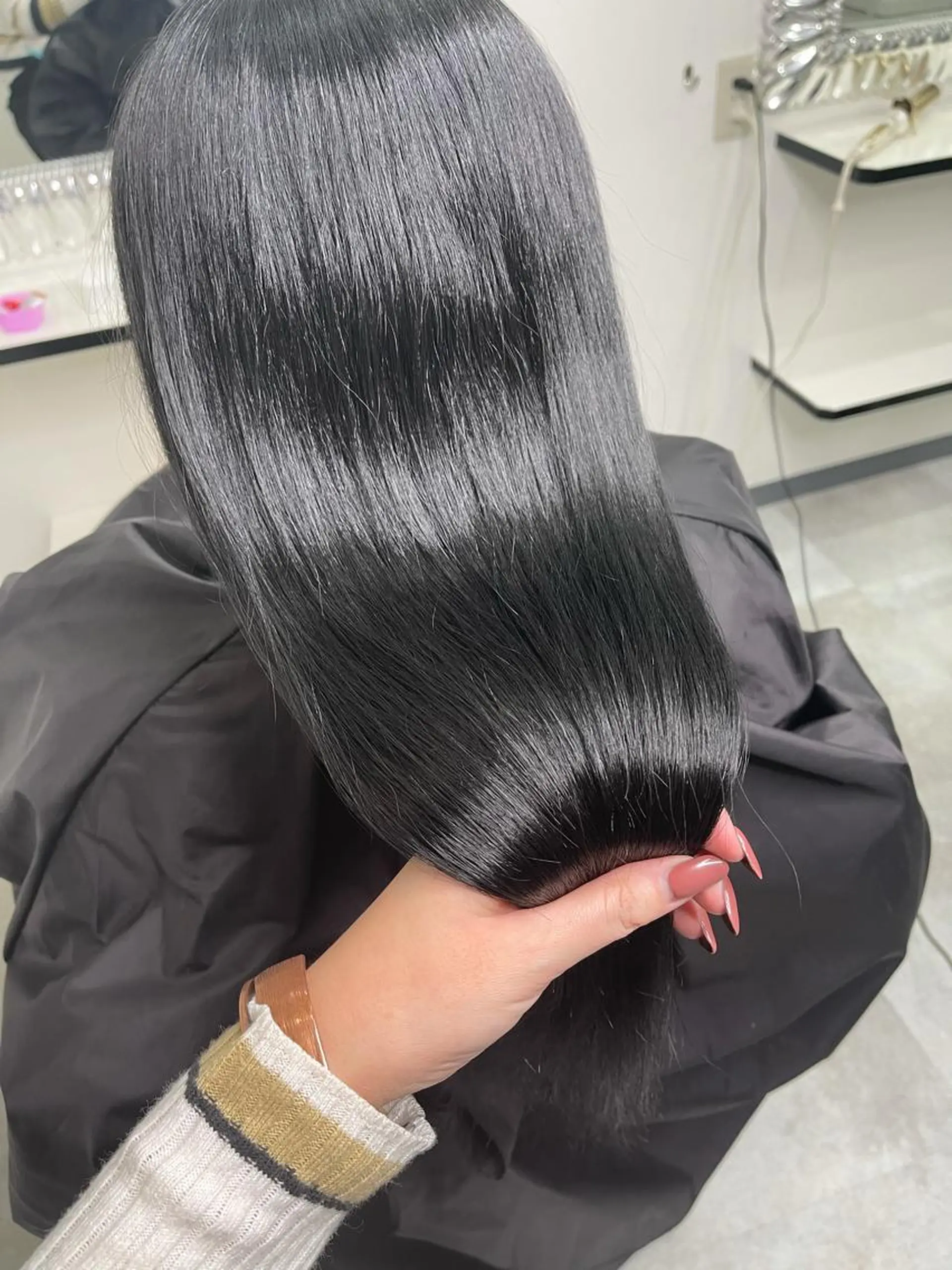 ロング カラー &chaLme   心斎橋所属・emi/髪質改善/ 韓国風/艶カラーのヘアスタイル