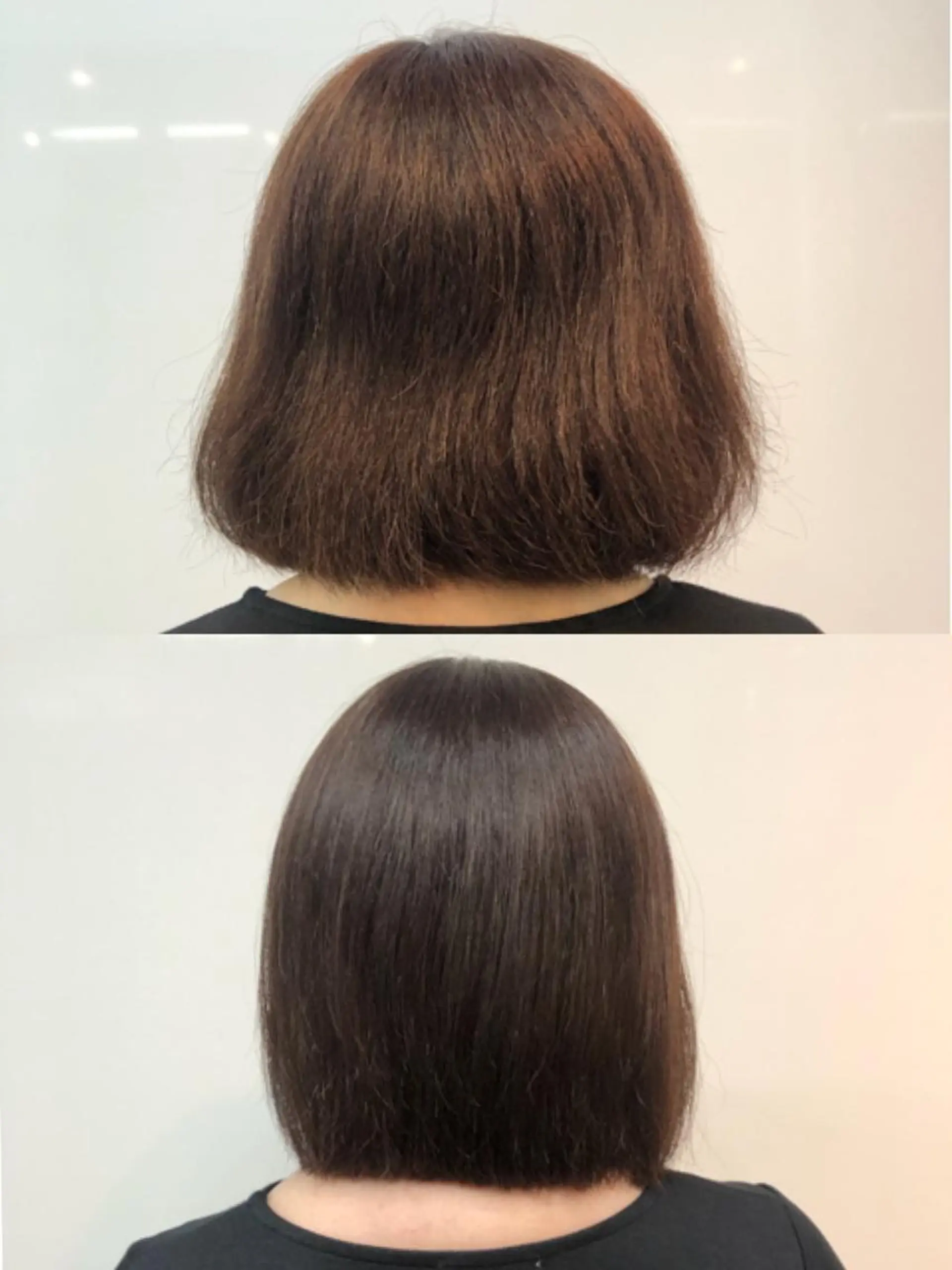 ミディアム カラー パーマ 桑原 菜摘のヘアスタイル