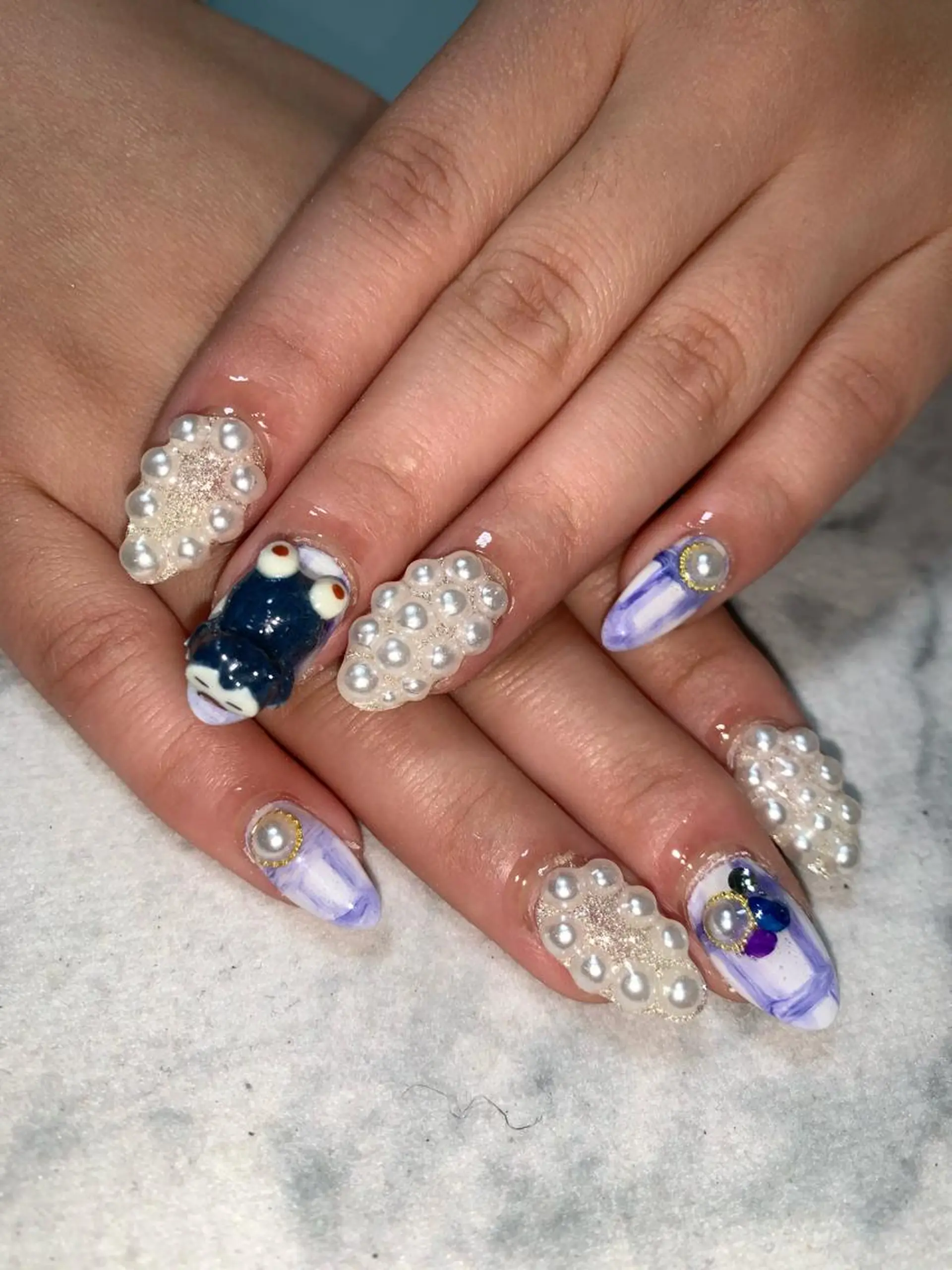 ネイル 🌙🫧CHARME (RUKA)🦋🫧のネイルデザイン