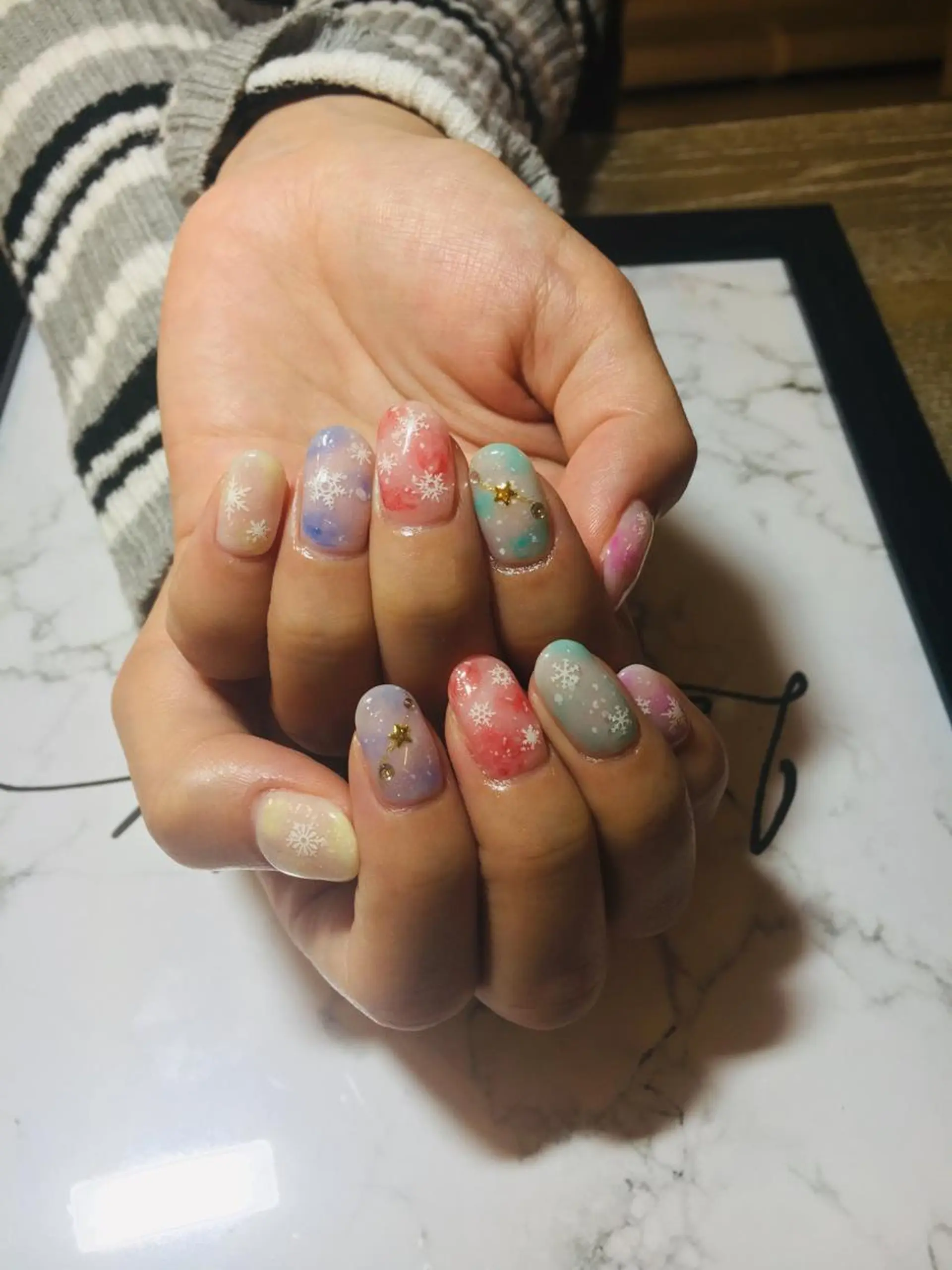 ネイル 持ち込み ハンドネイル LOVE NAIL 💕Sonoのネイルデザイン