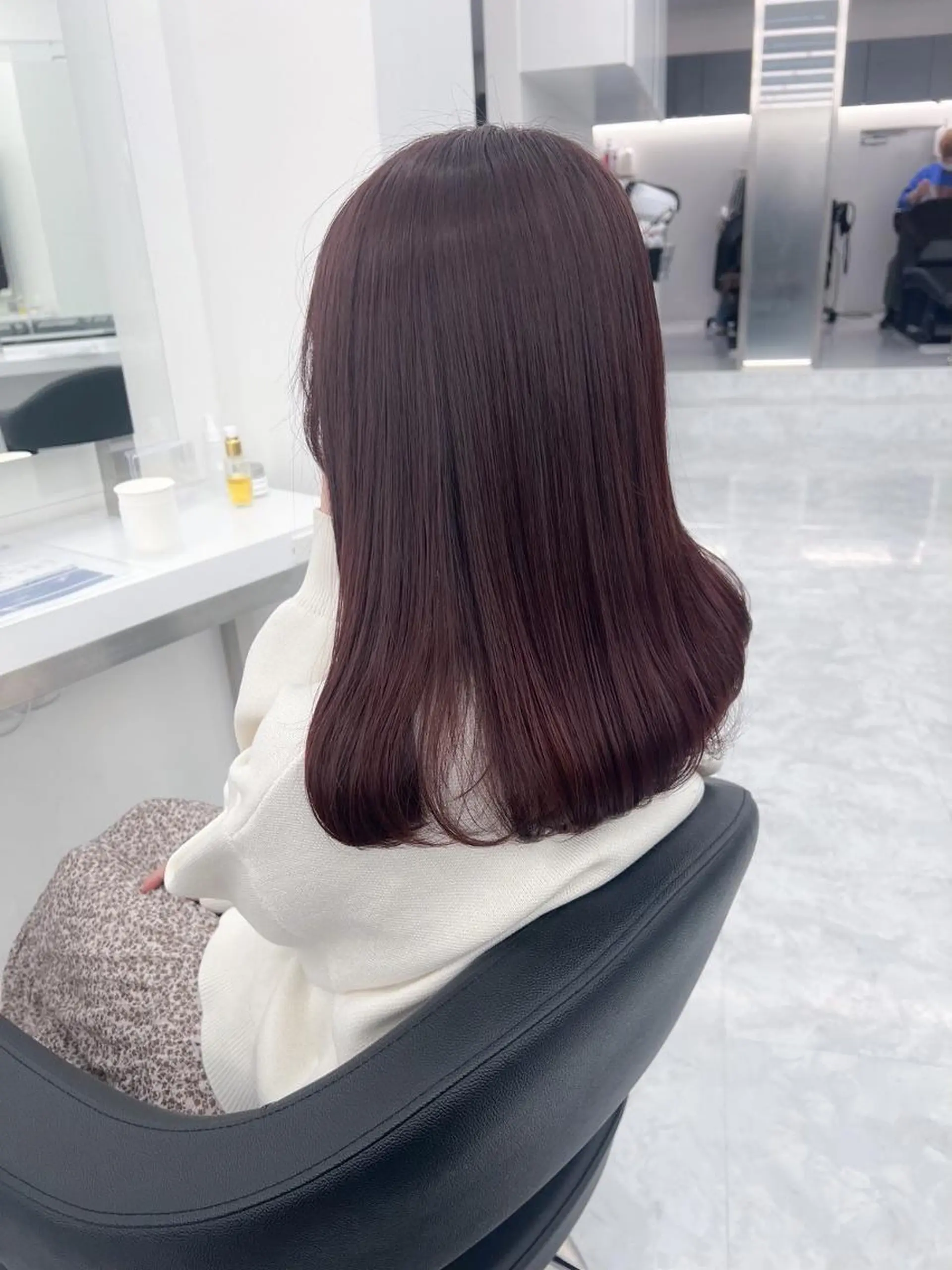 カラー トレンド暖色ヘア🍒 miu🍒のヘアスタイル