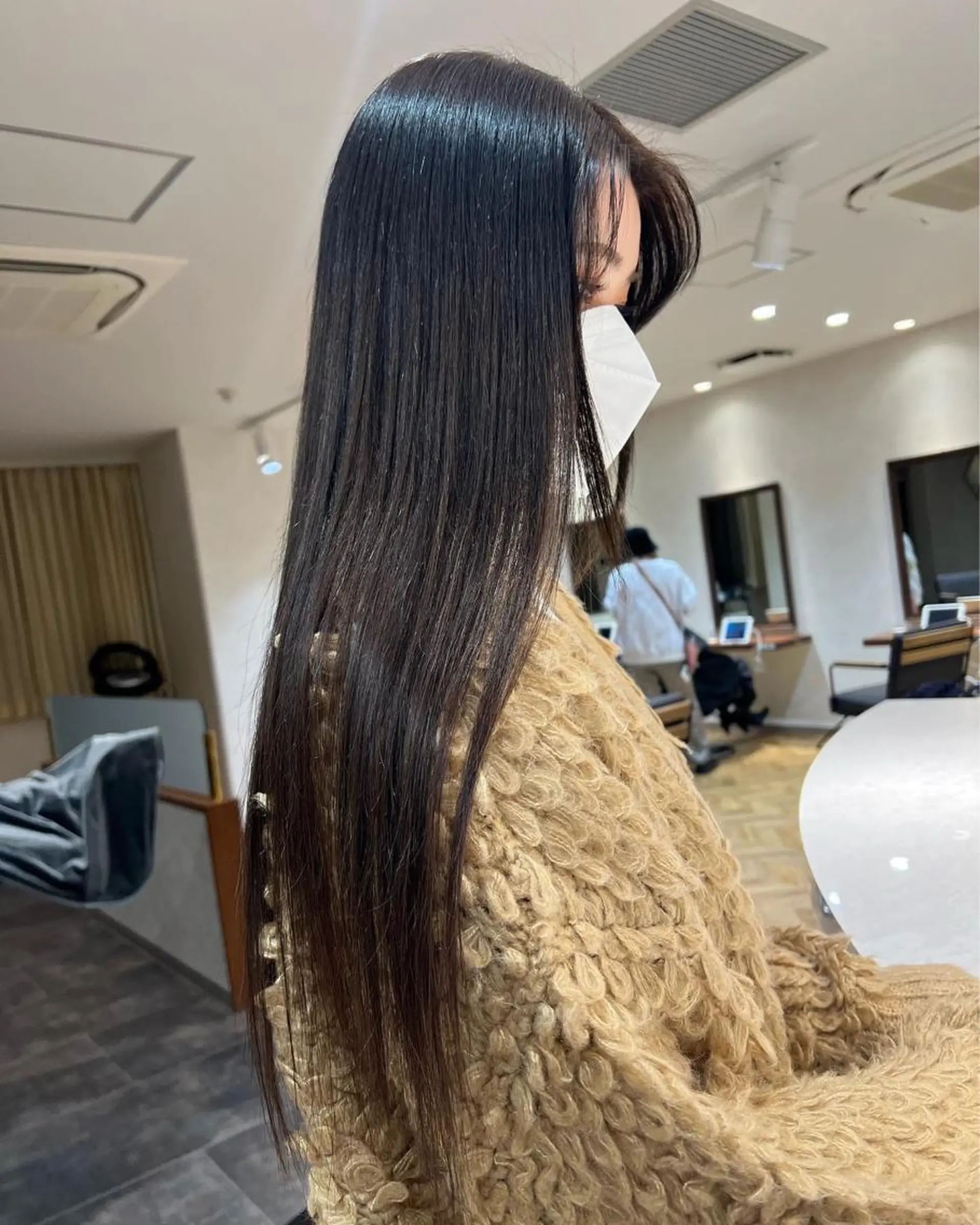 ロング カラー ARIA💎縮毛矯正 ブリーチ💎複雑履歴のヘアスタイル