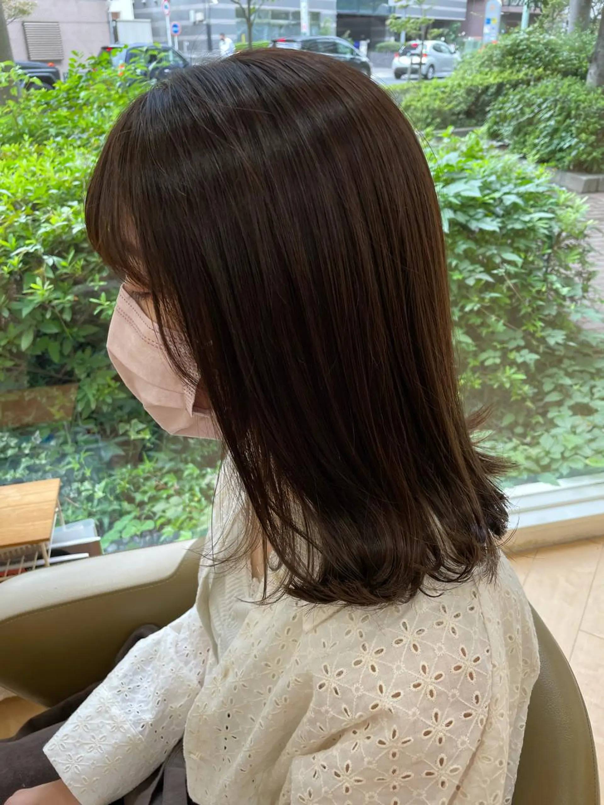 ミディアム 福原 亜祐美のヘアスタイル