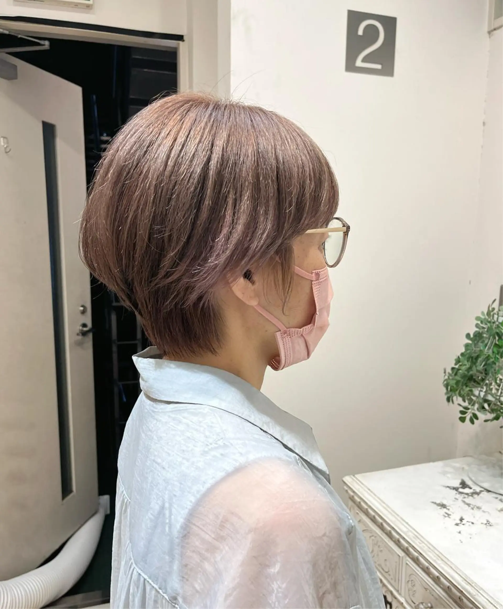 ショート カラー ベージュカラー ショートヘア 💠つたふうか/ 韓国/メンズヘア💠のヘアスタイル