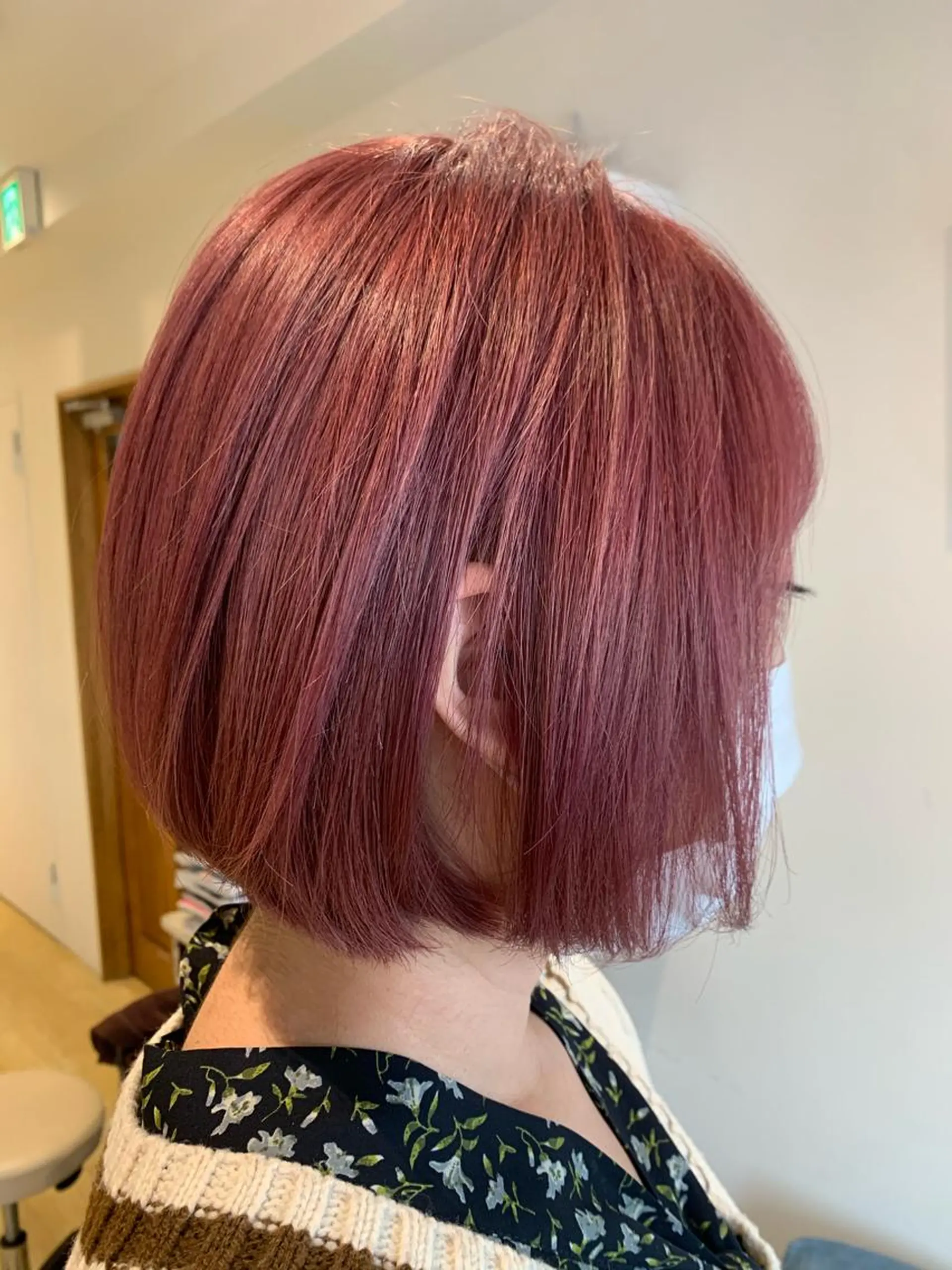 ミディアム カット ヘアカラー 渋谷ハイトーン/ デザインカラー阿部のヘアスタイル