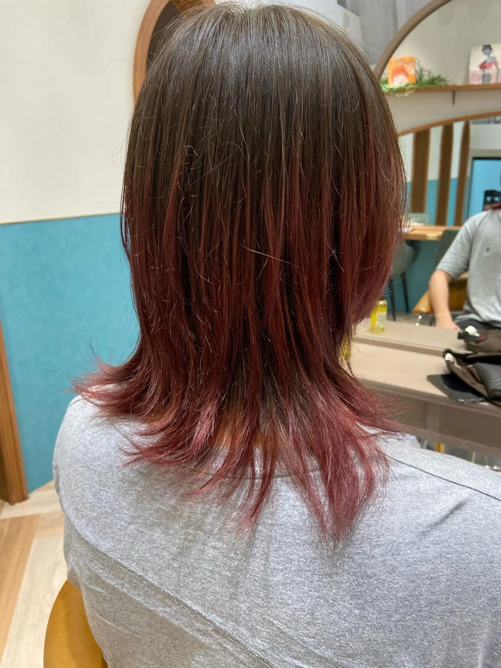 ミディアム カラー メンズ 似合わせボブ💓/ 美髪縮毛✨豊嶋龍佑のヘアスタイル