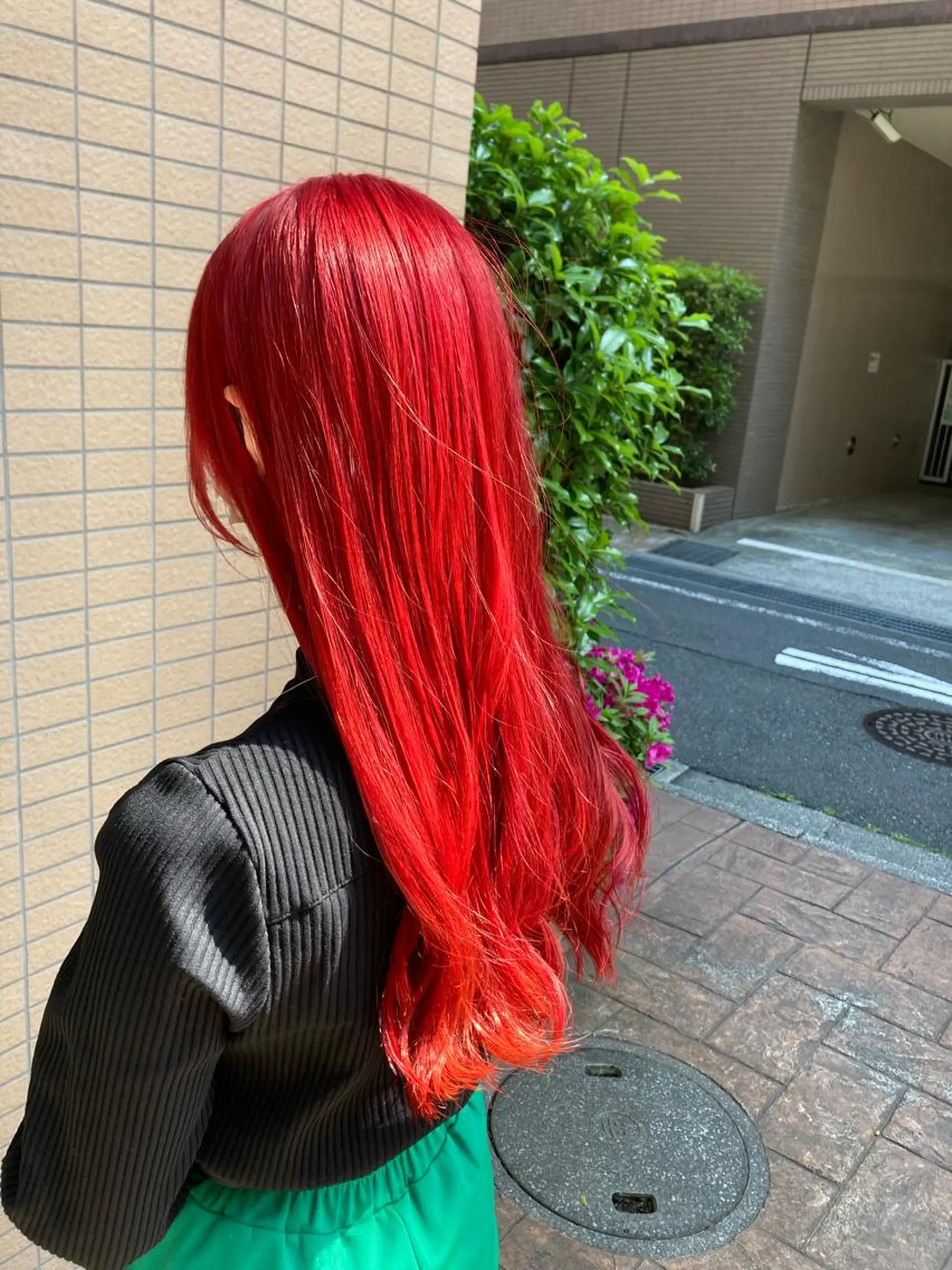 ロング カラー 透明感ハイトーン☆ 今津 佑太のヘアスタイル