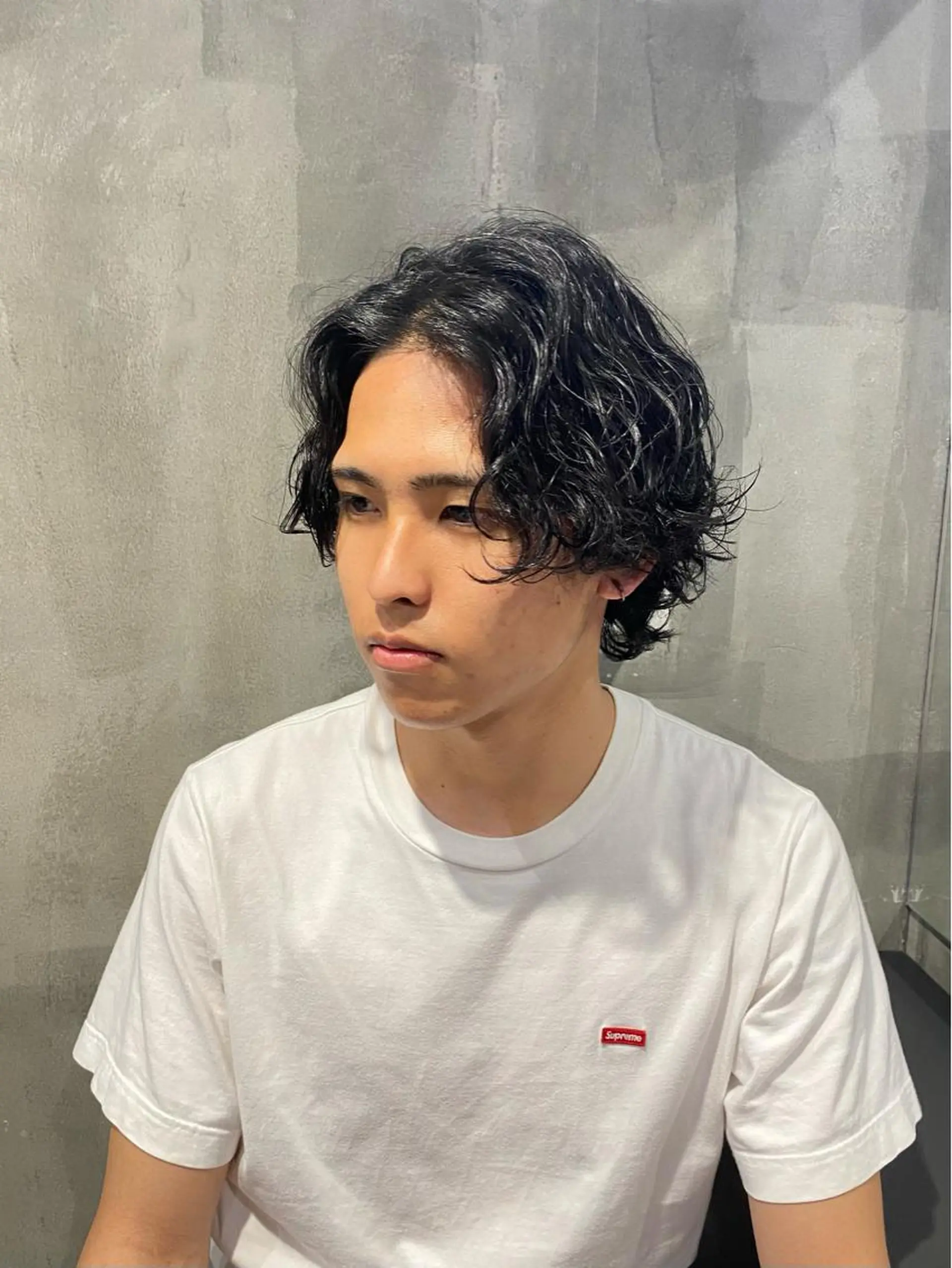 ショート パーマ メンズ カット パーマ Agu hair lore沼館店所属・八戸パーマ/メンズパ ーマ/シンゴ。のヘアスタイル